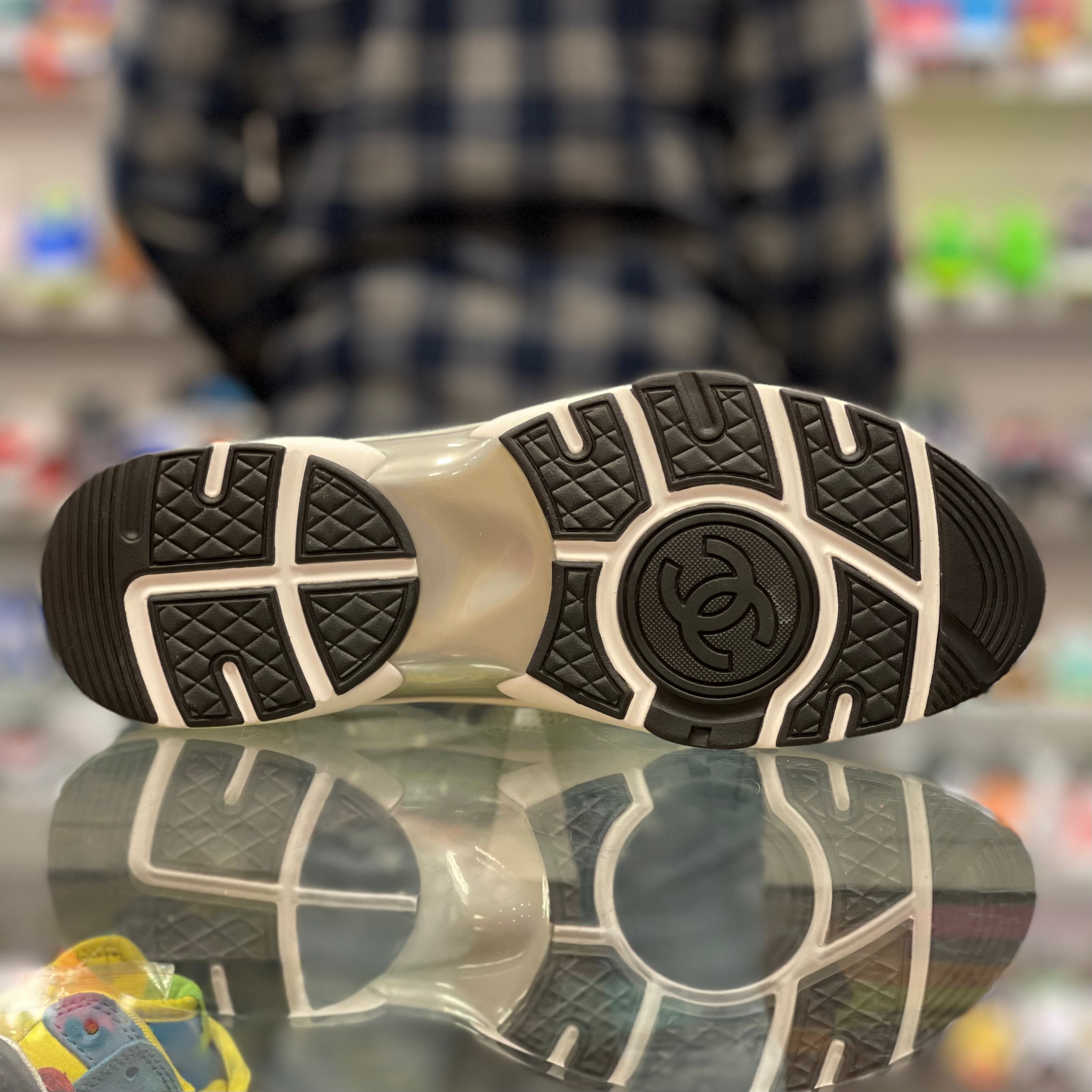 Chanel Sock Trainer “Grey White”