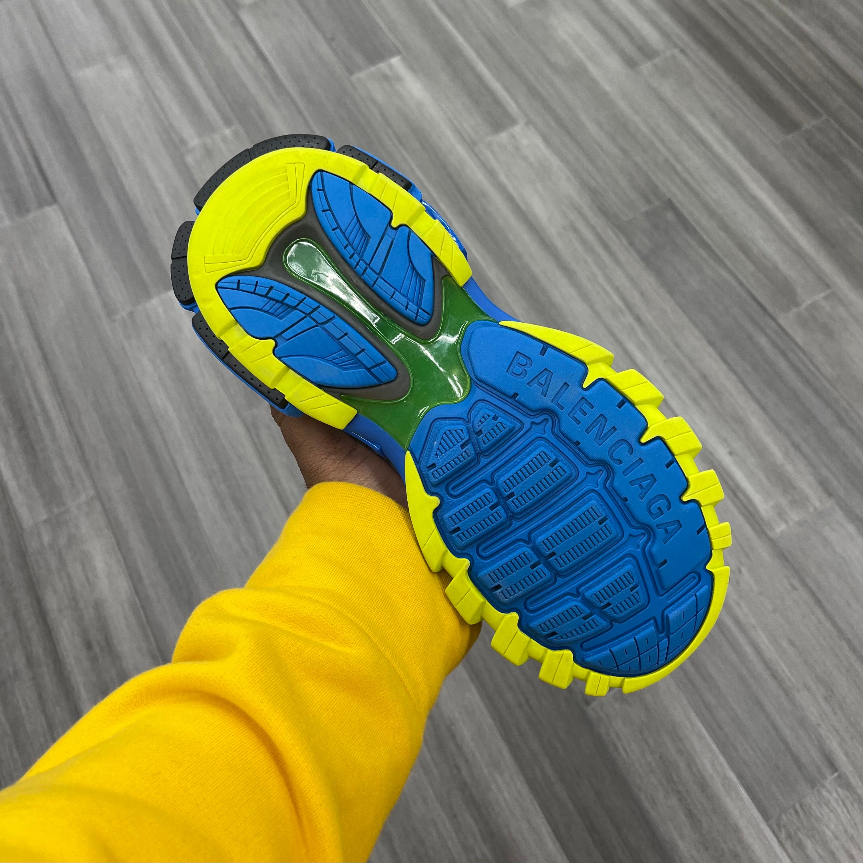 Balenciaga Track Runner “Grey Blue Green”