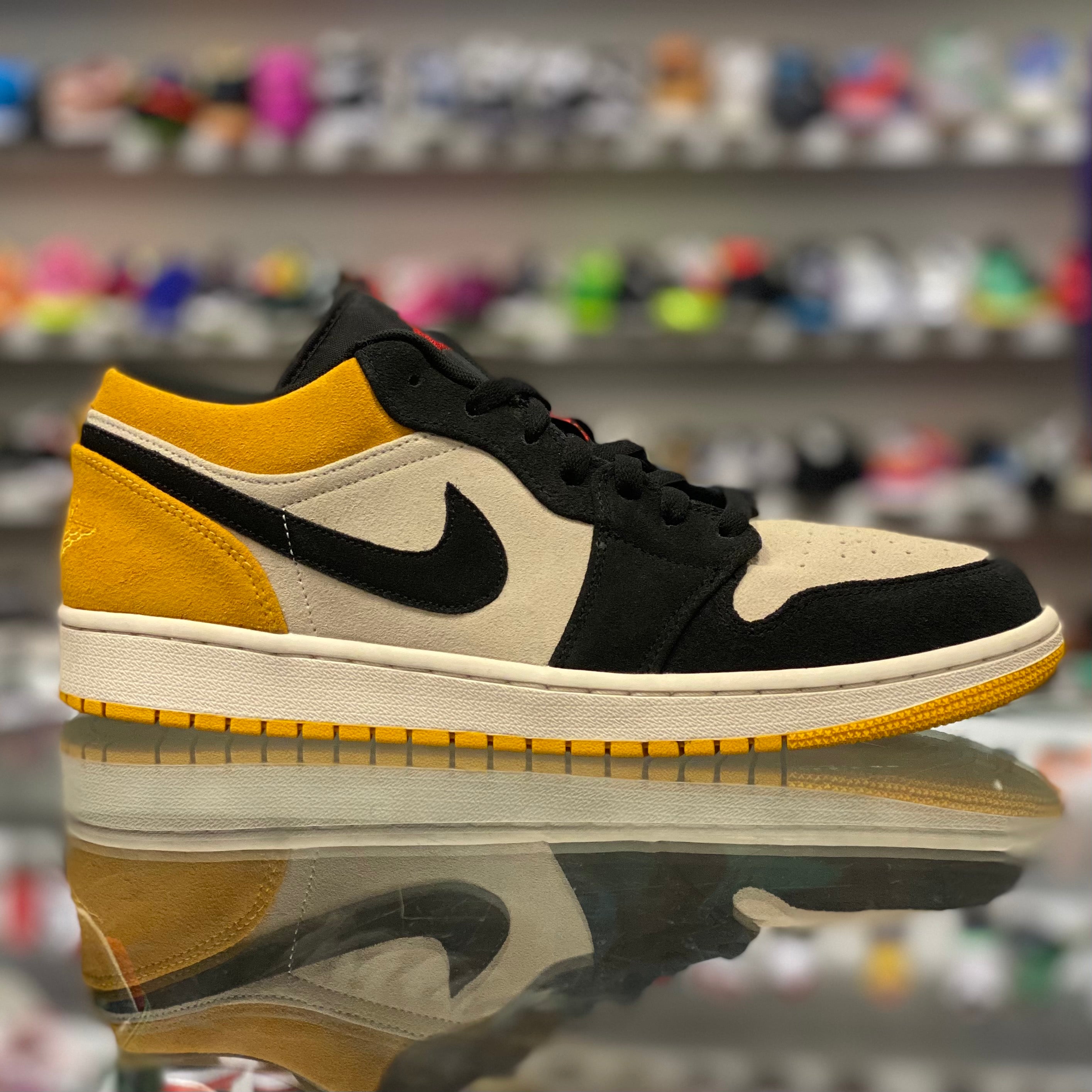 Air Jordan 1 Retro Low “ University Gold Black”