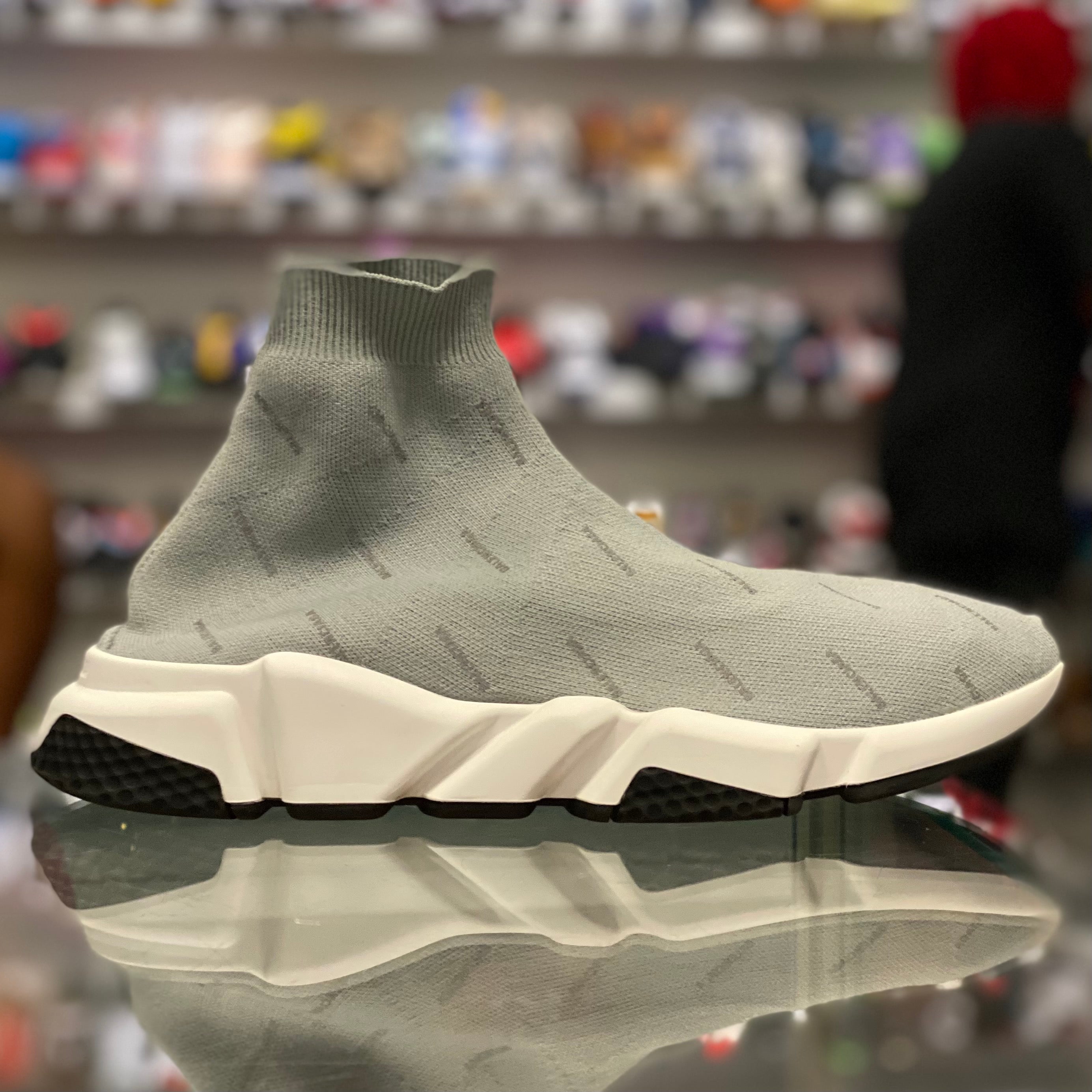 Balenciaga Speed Trainer “Grey Logo”