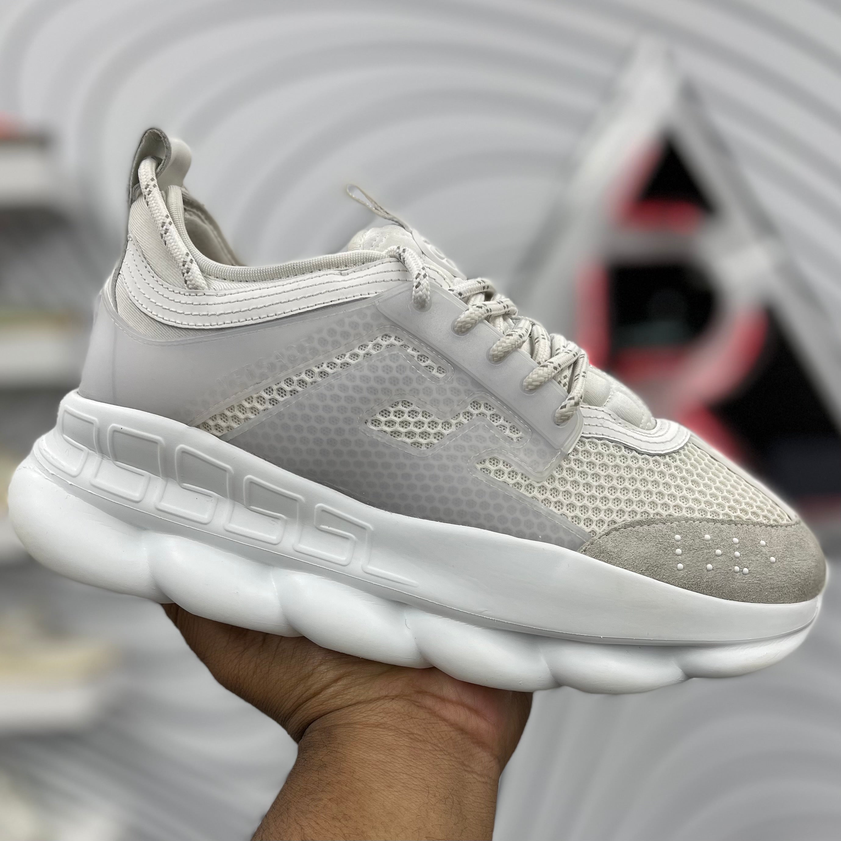 Versace Chain Reaction “Triple White”