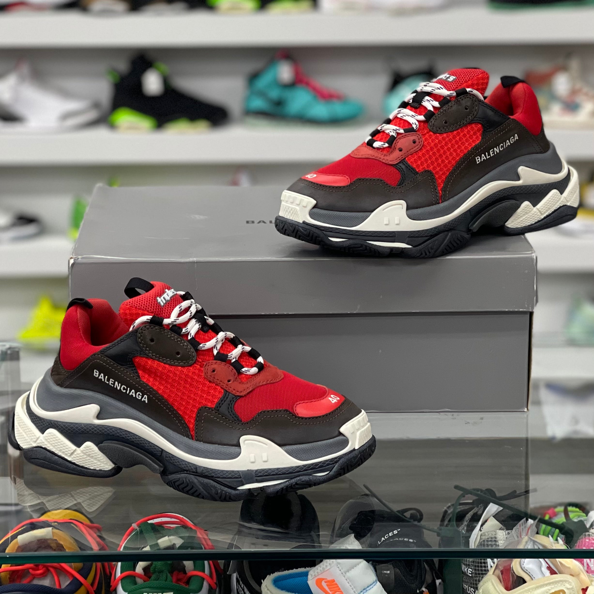 Balenciaga Triple S “Black & Red”