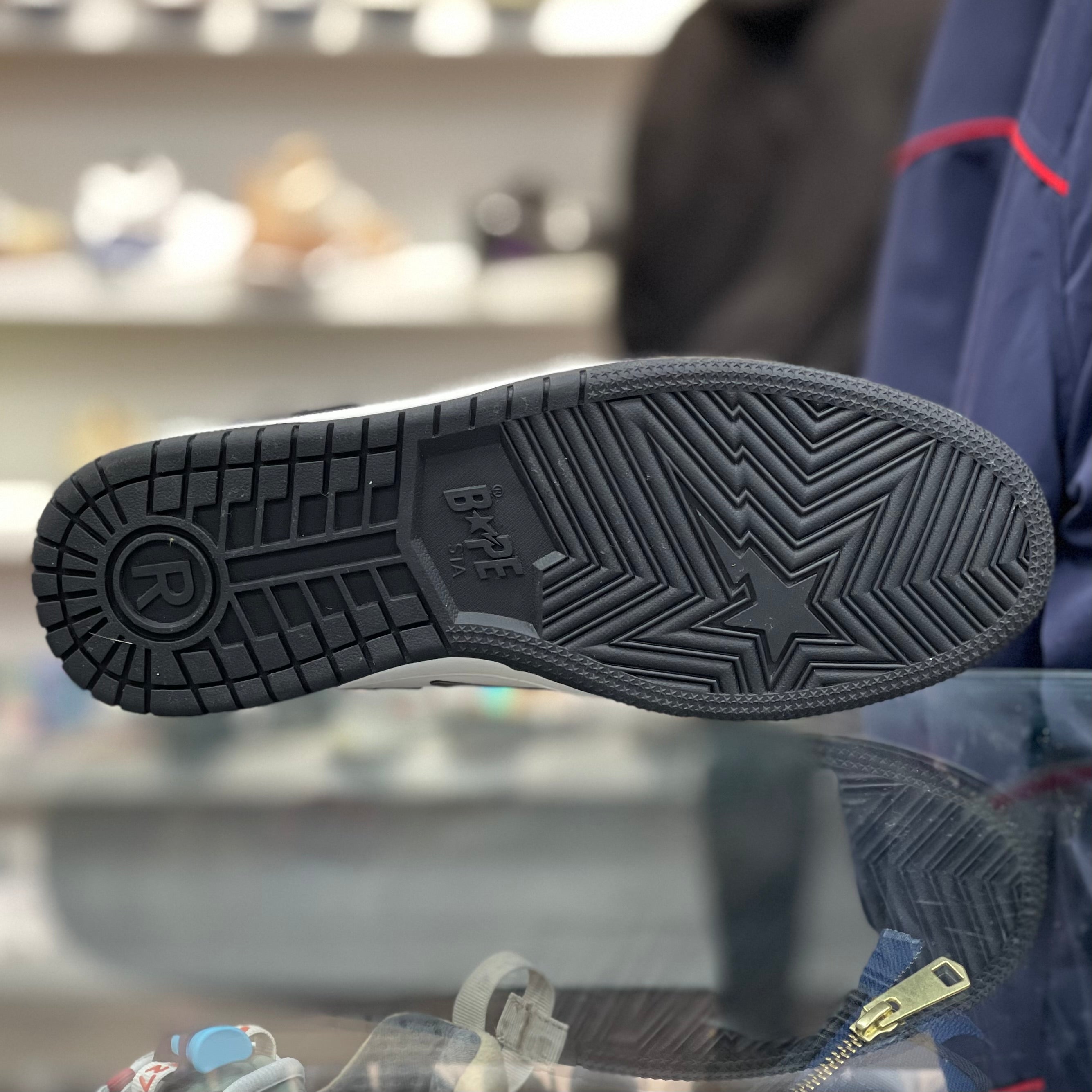 A Bathing Ape Sk8 Sta “White Silver”