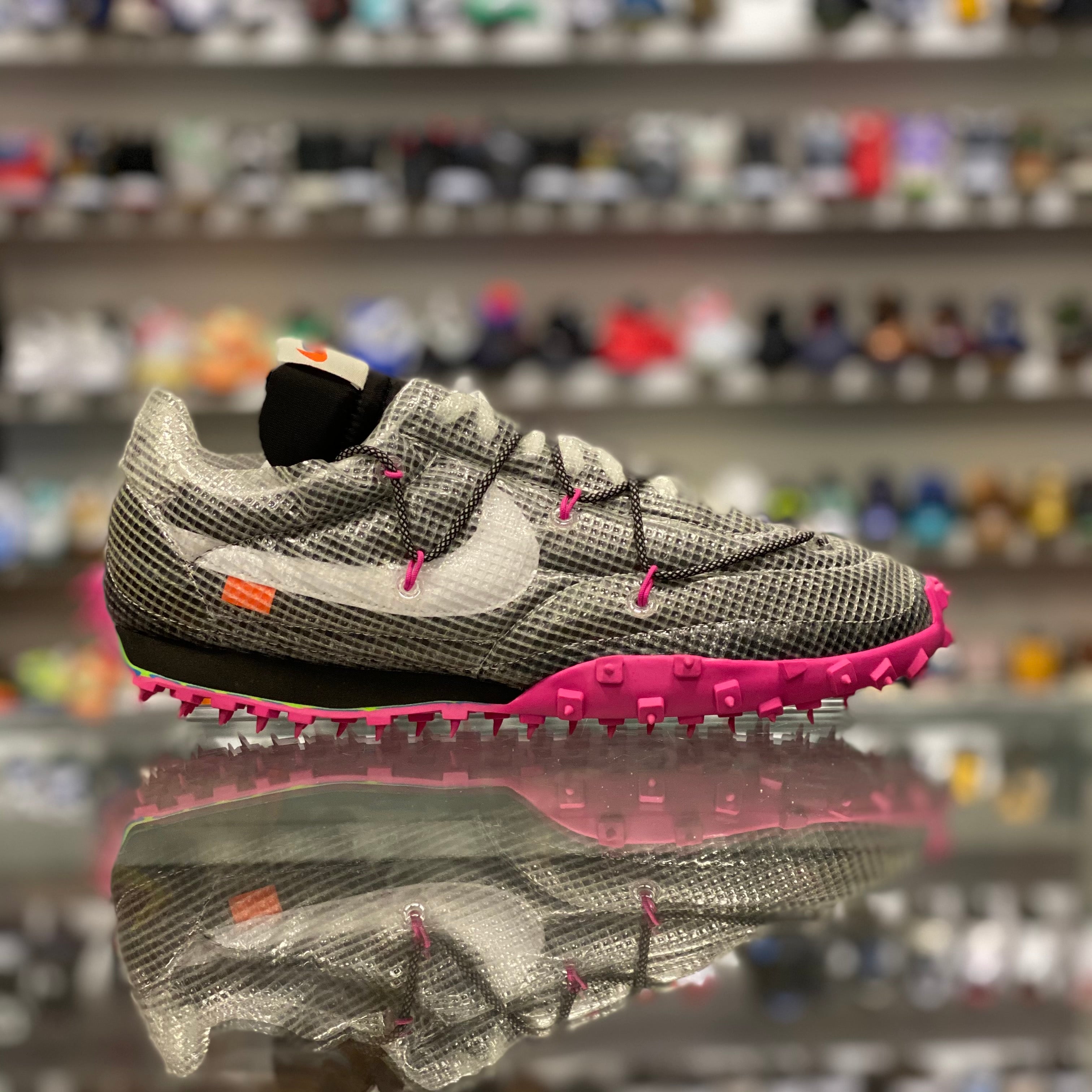 Nike Waffle Racer Off White “Black”