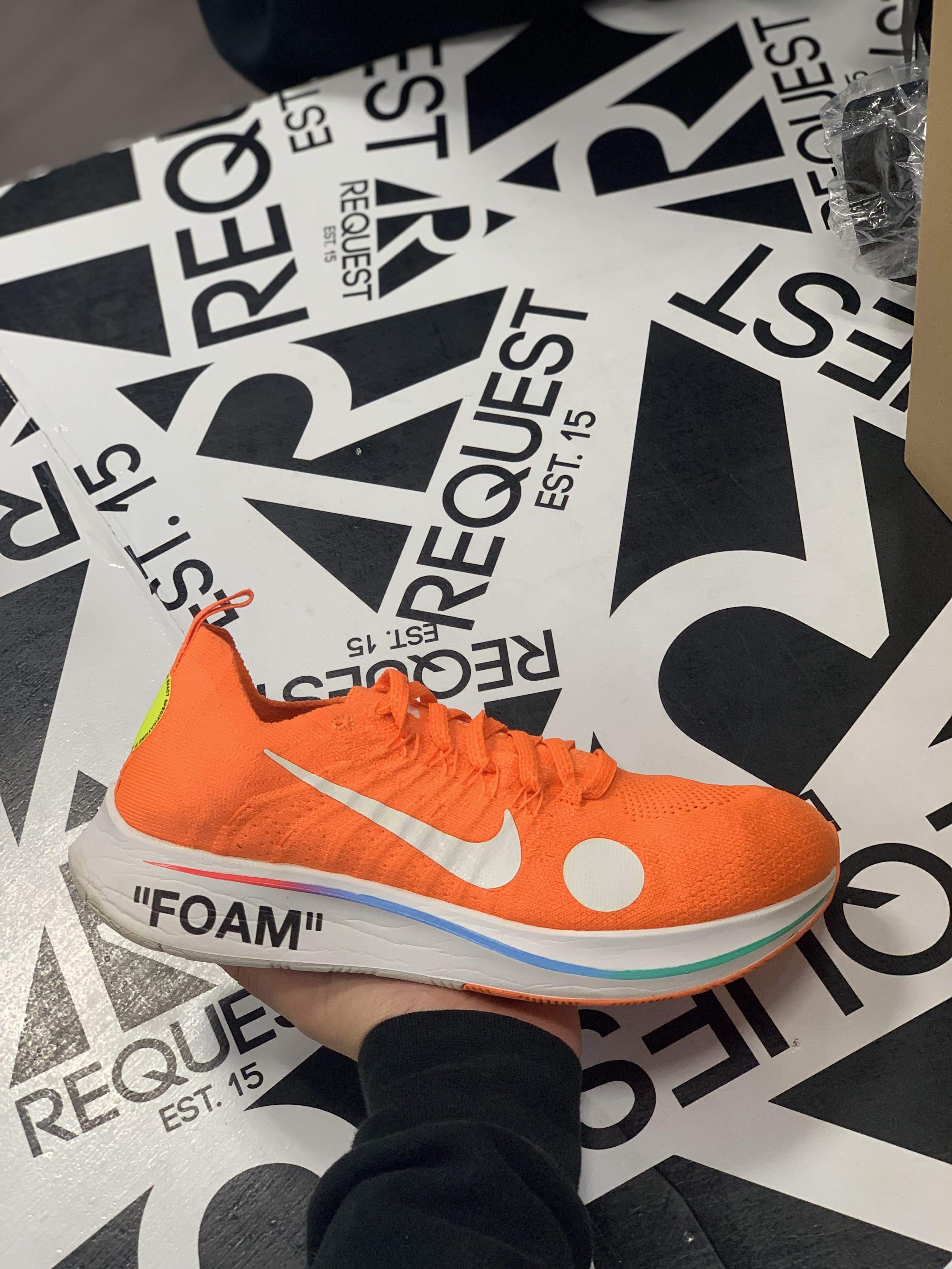 Nike Zoom Fly Mercurial Off White “Total Orange”