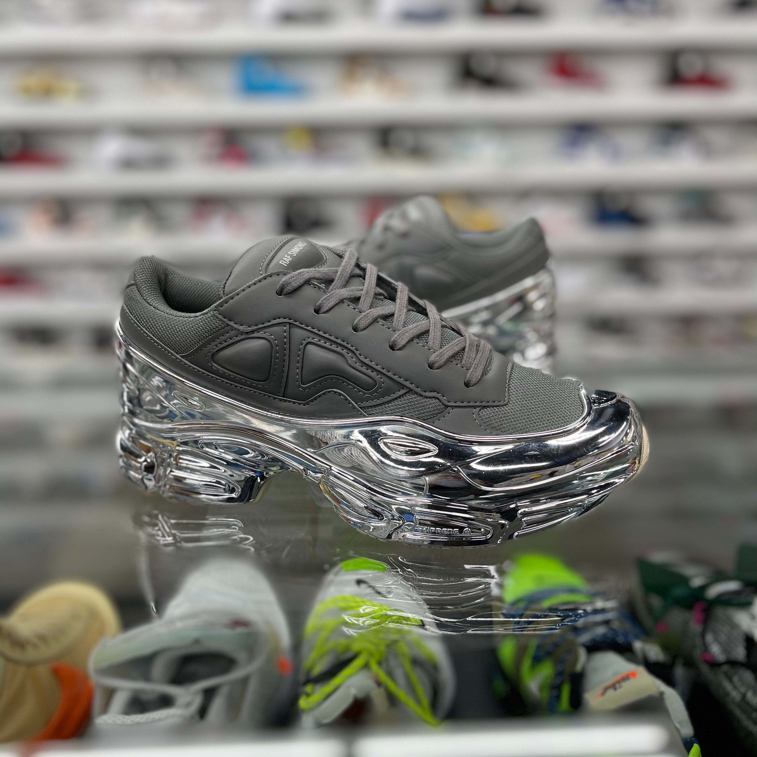 Adidas Ozweego RAF Simons “Silver Metallic”