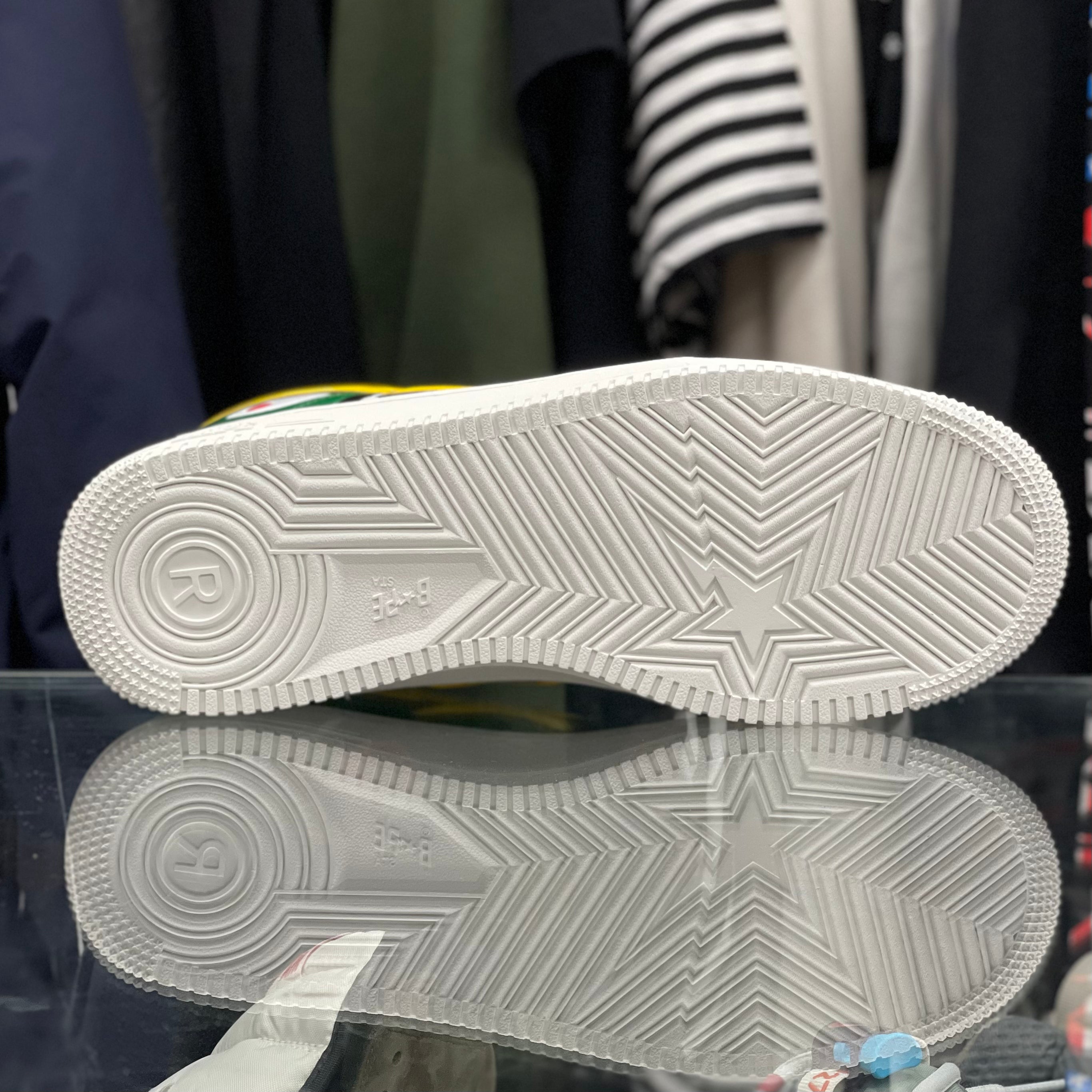 A Bathing Ape Bapesta “M2 20TH Anniversary Patent Green”