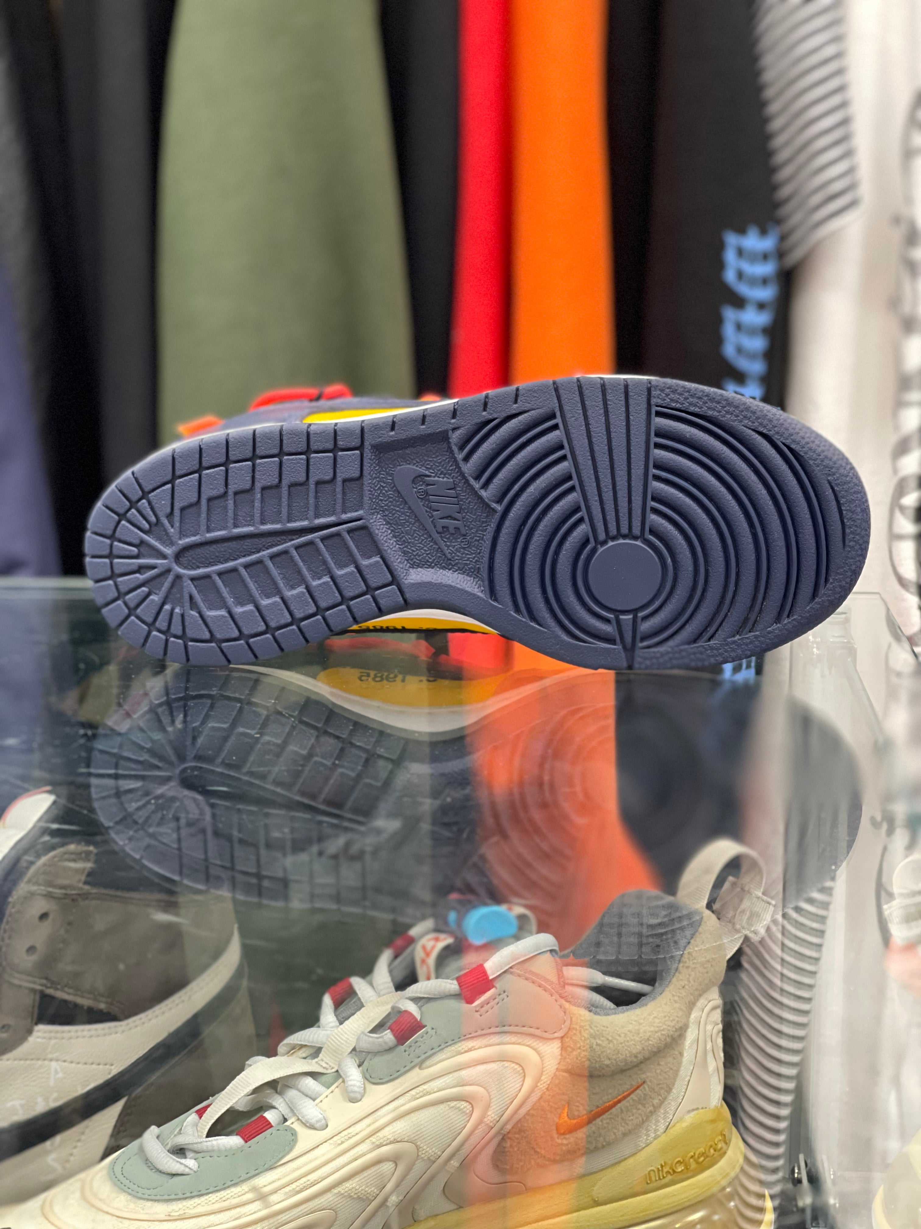 Nike Dunk Low “Off-White University Gold Midnight Navy”