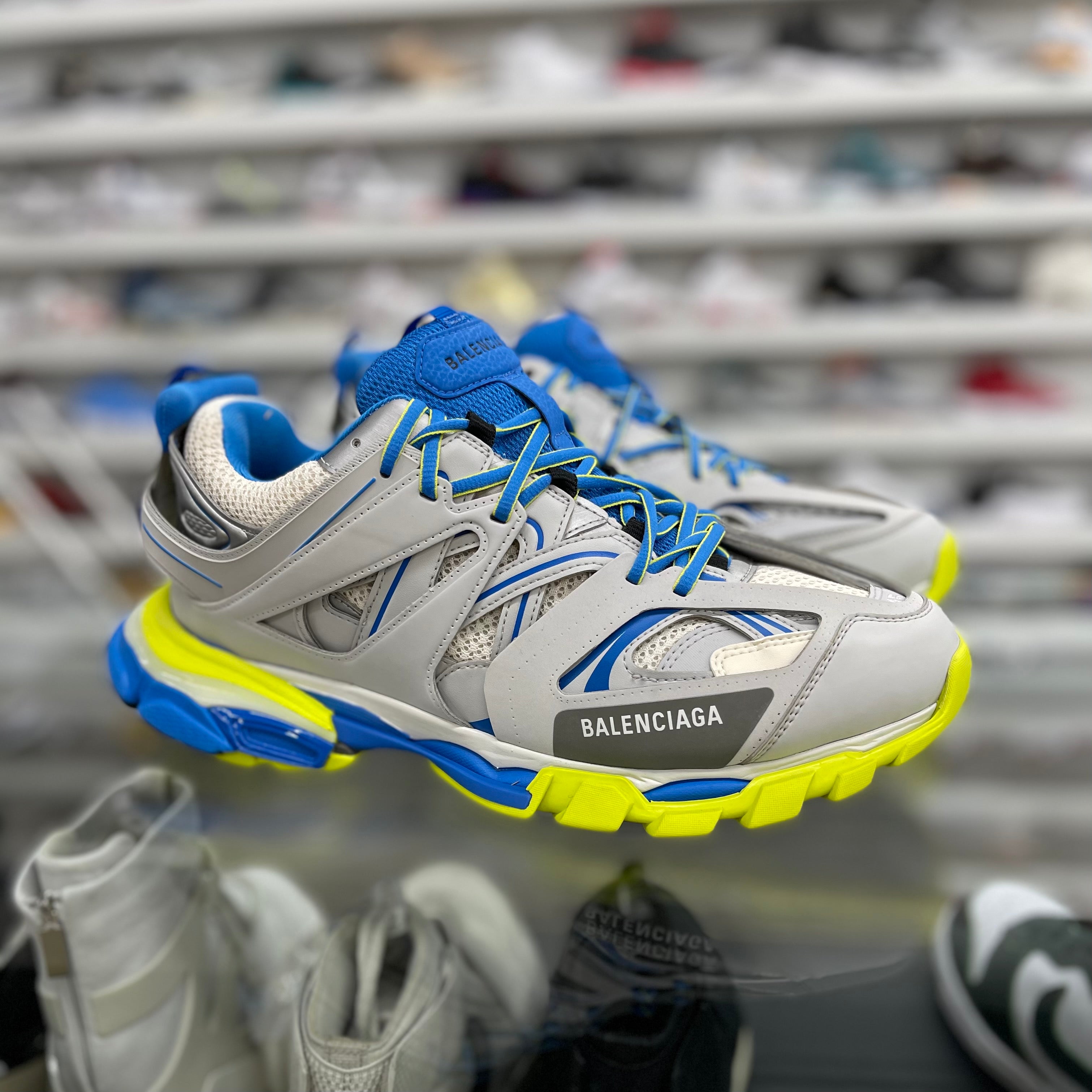 Balenciaga Track Runner “Grey Blue Green”