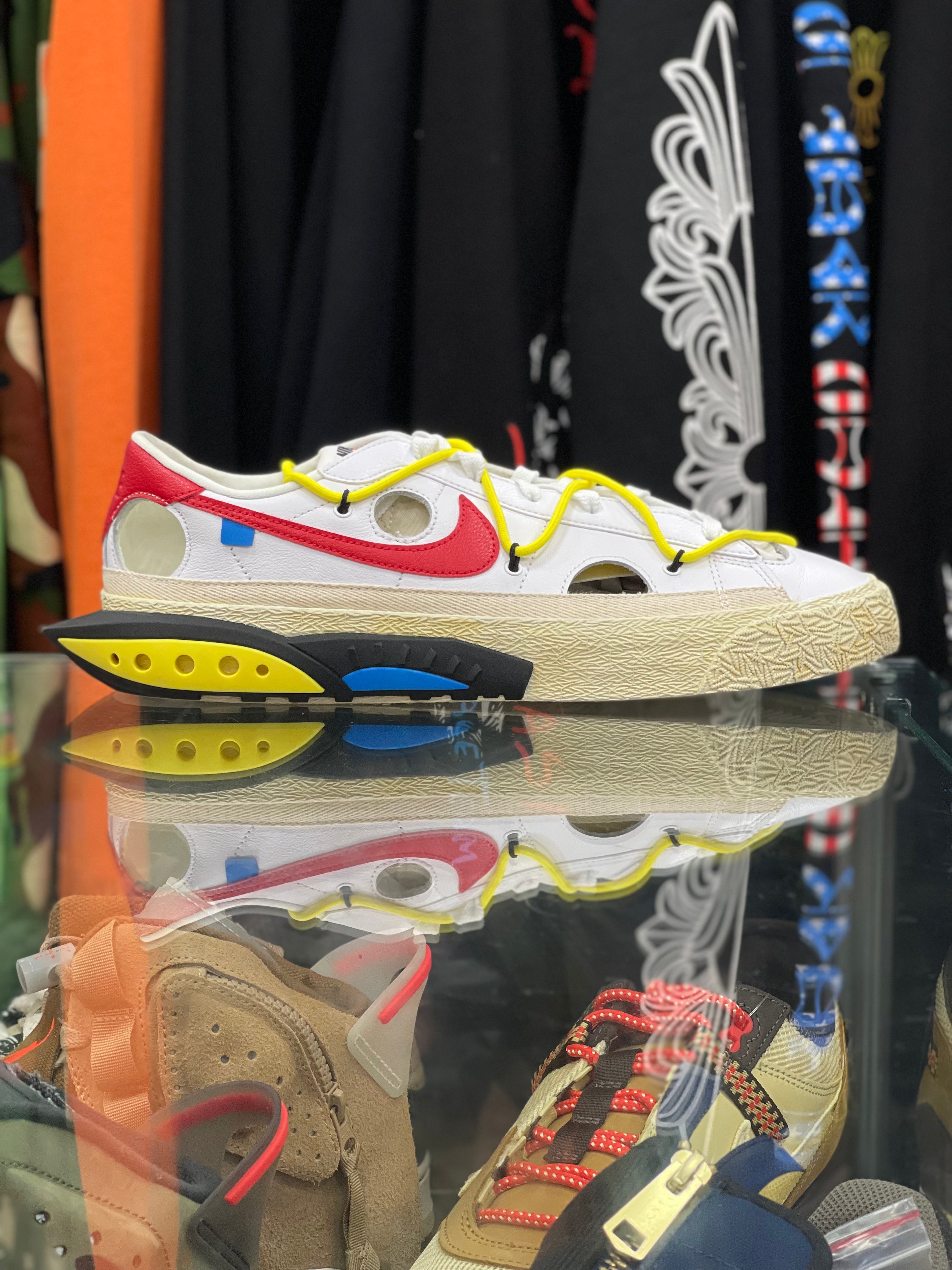 Nike Blazer Low Off White "White University Red"