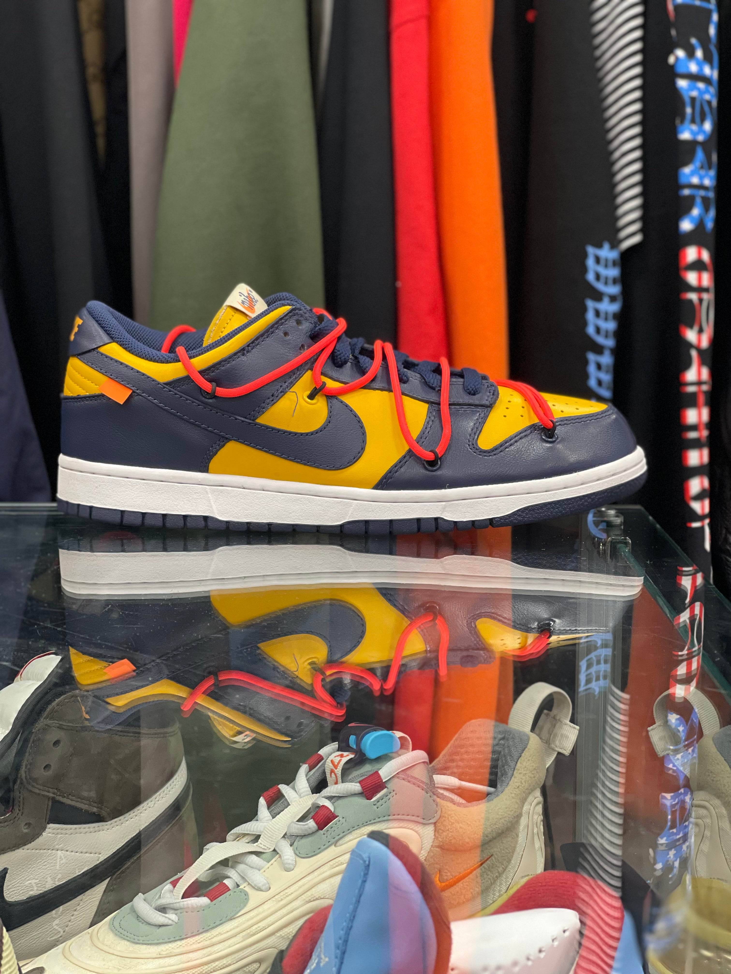 Nike Dunk Low “Off-White University Gold Midnight Navy”