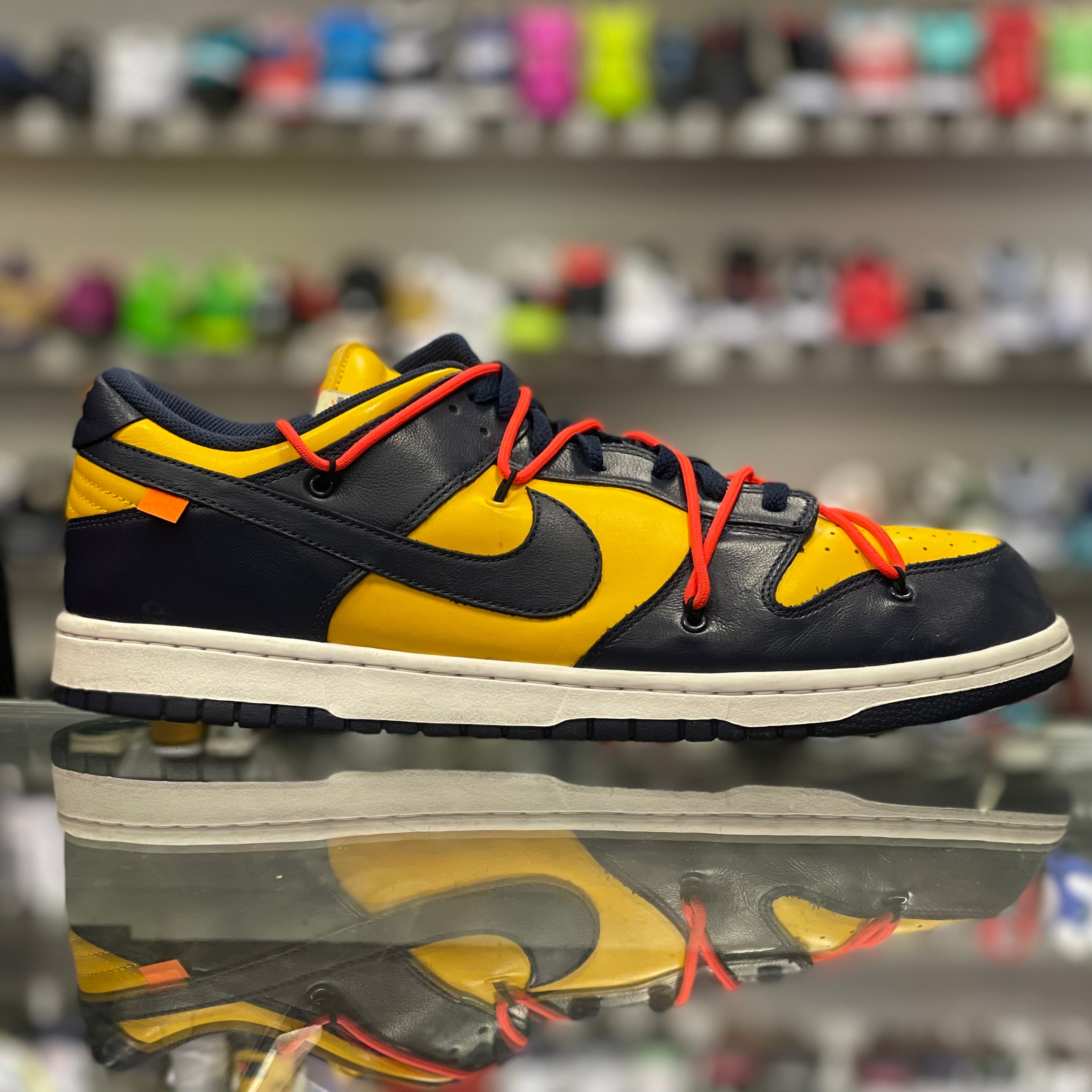 Nike Dunk Low “Off-White University Gold Midnight Navy”