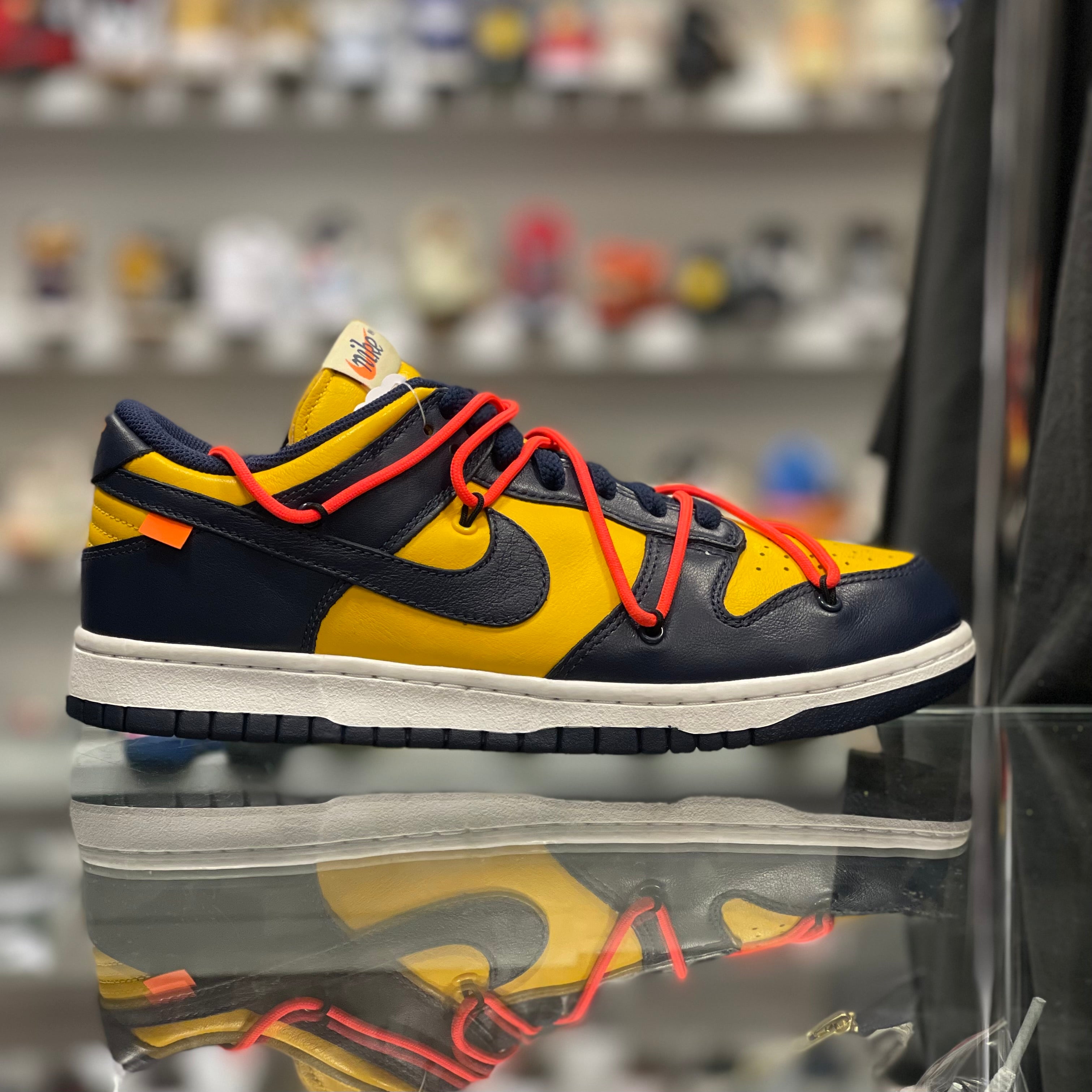 Nike Dunk Low “Off-White University Gold Midnight Navy”