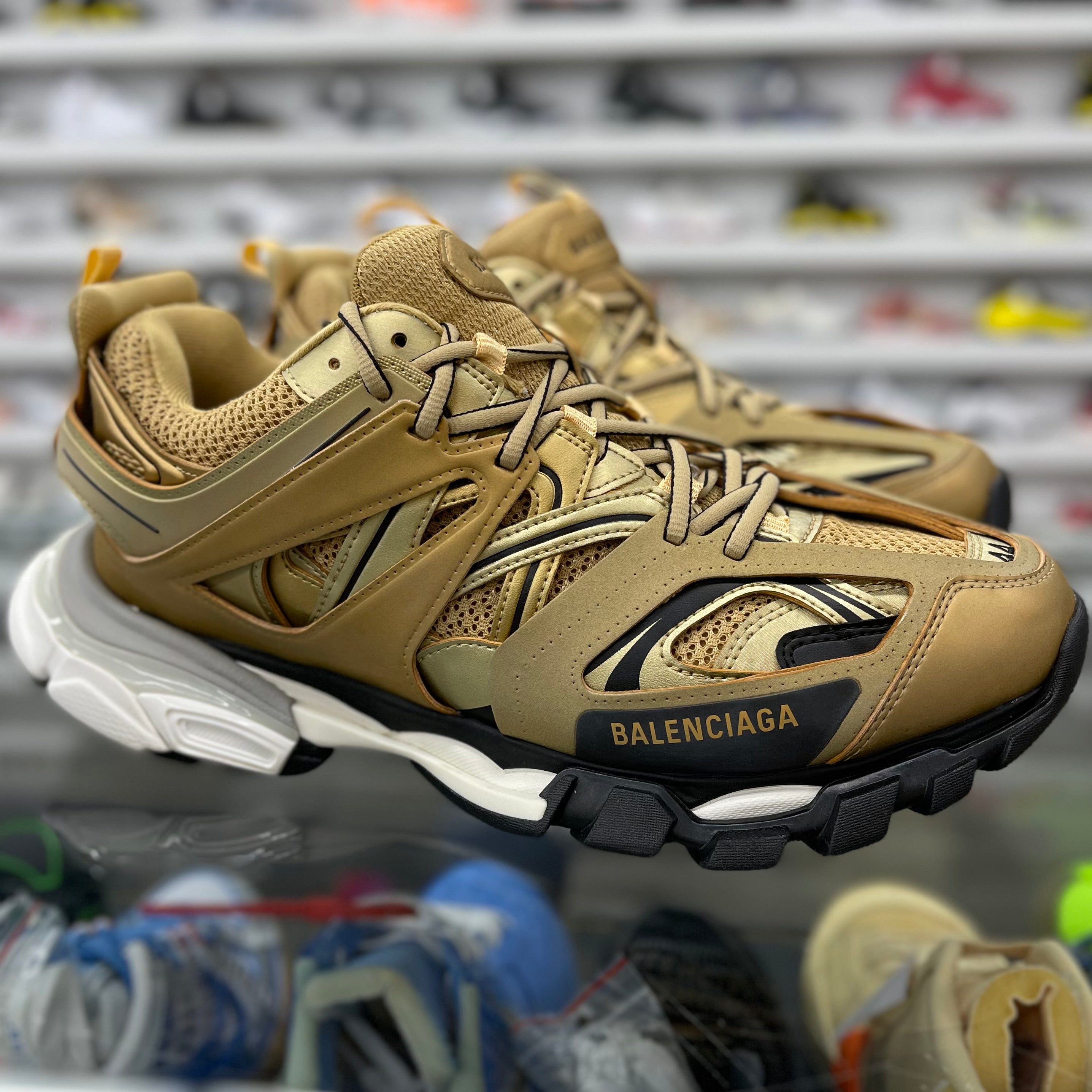 Balenciaga Track “Metallic Gold”