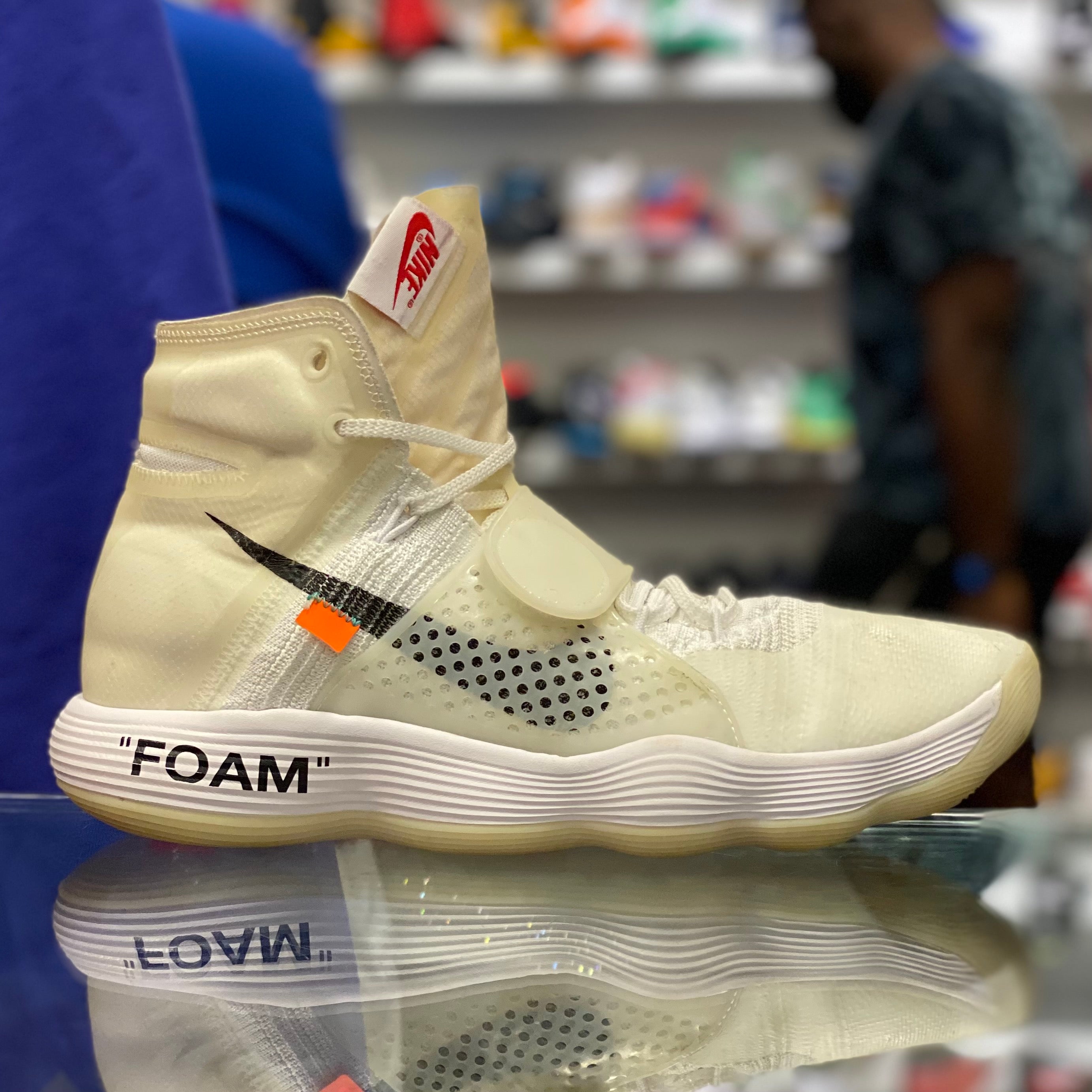 Nike React HyperDunk FlyKint “Off White”