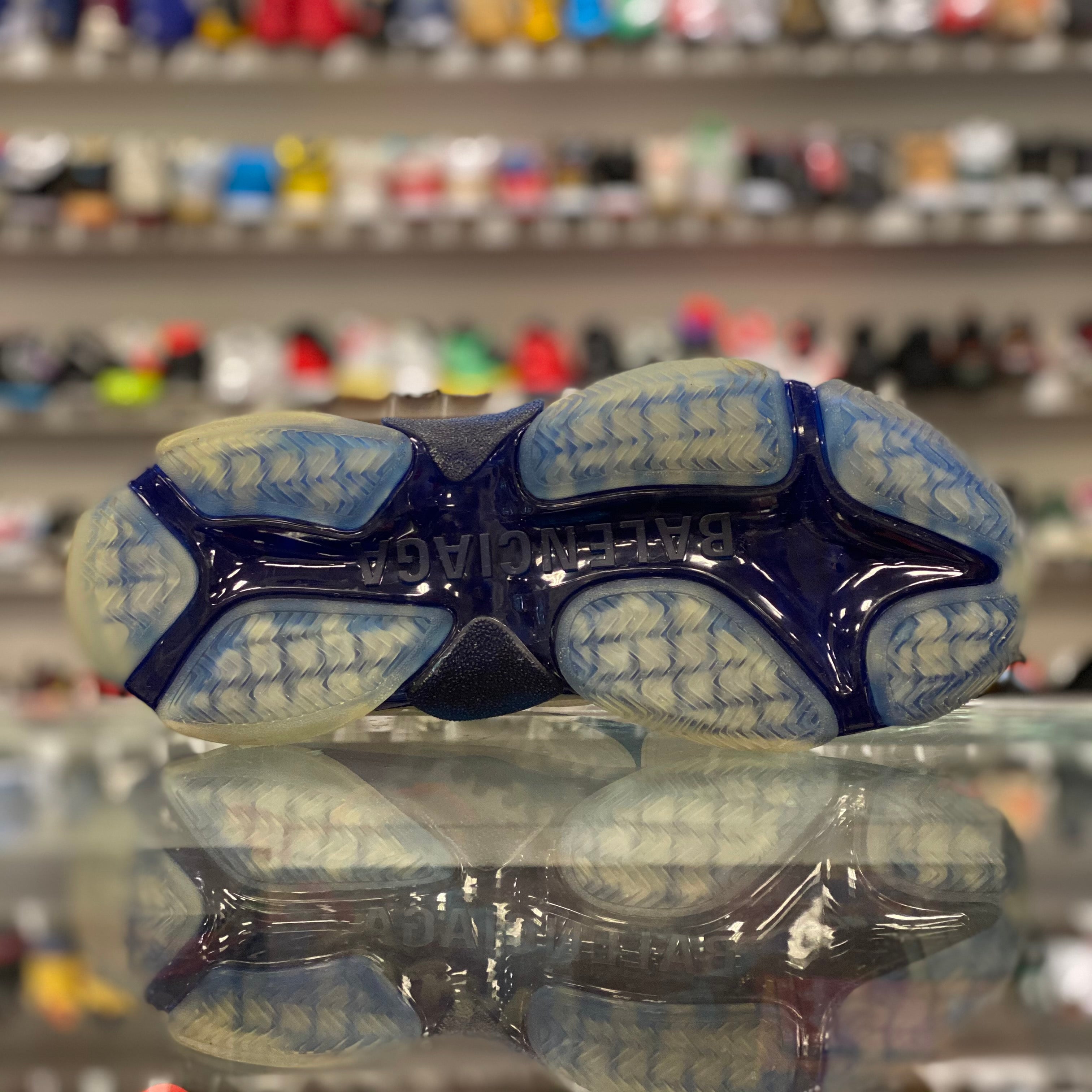 Balenciaga Triple S “White And Blue”