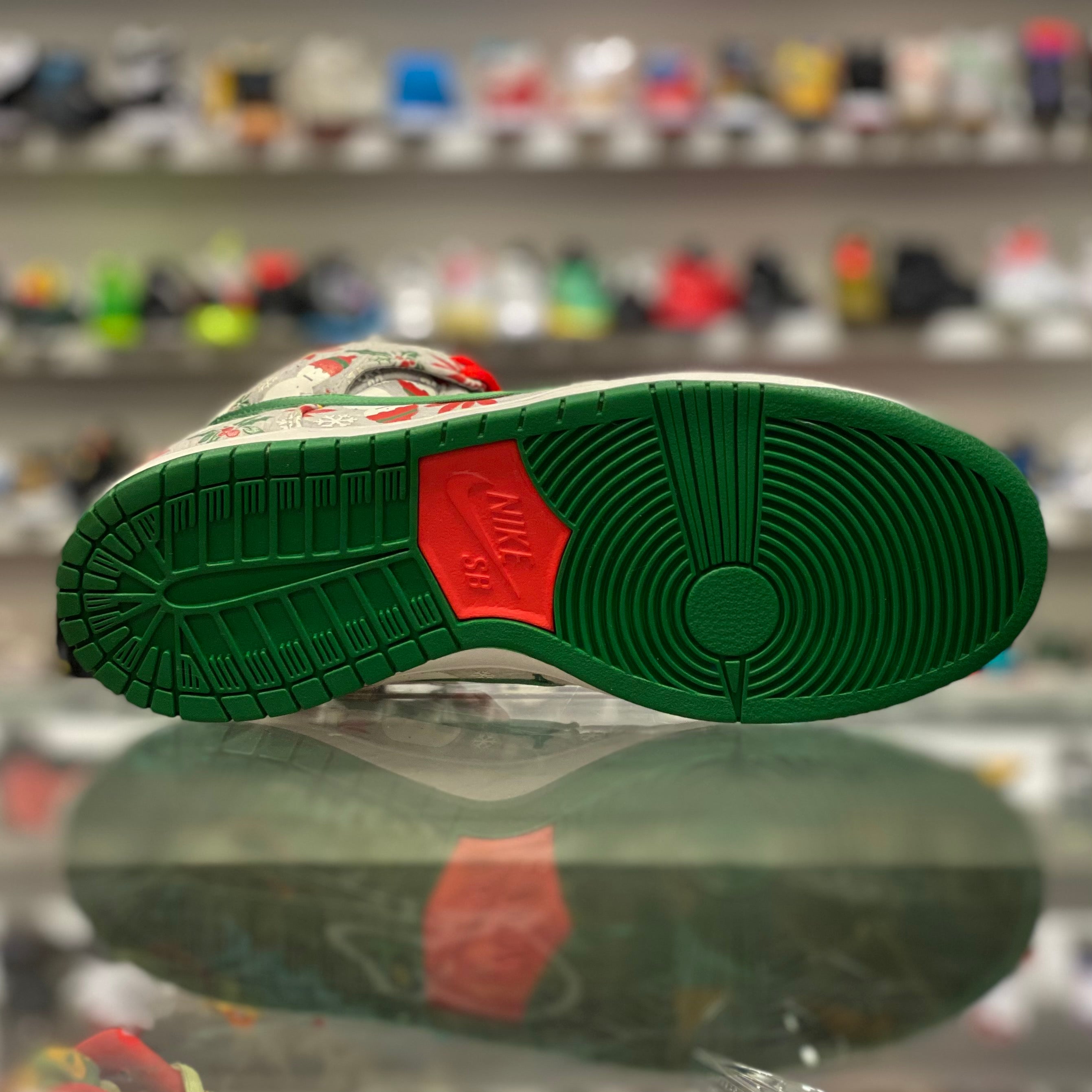 Nike Dunk SB High “Ugly Christmas Sweater Grey”