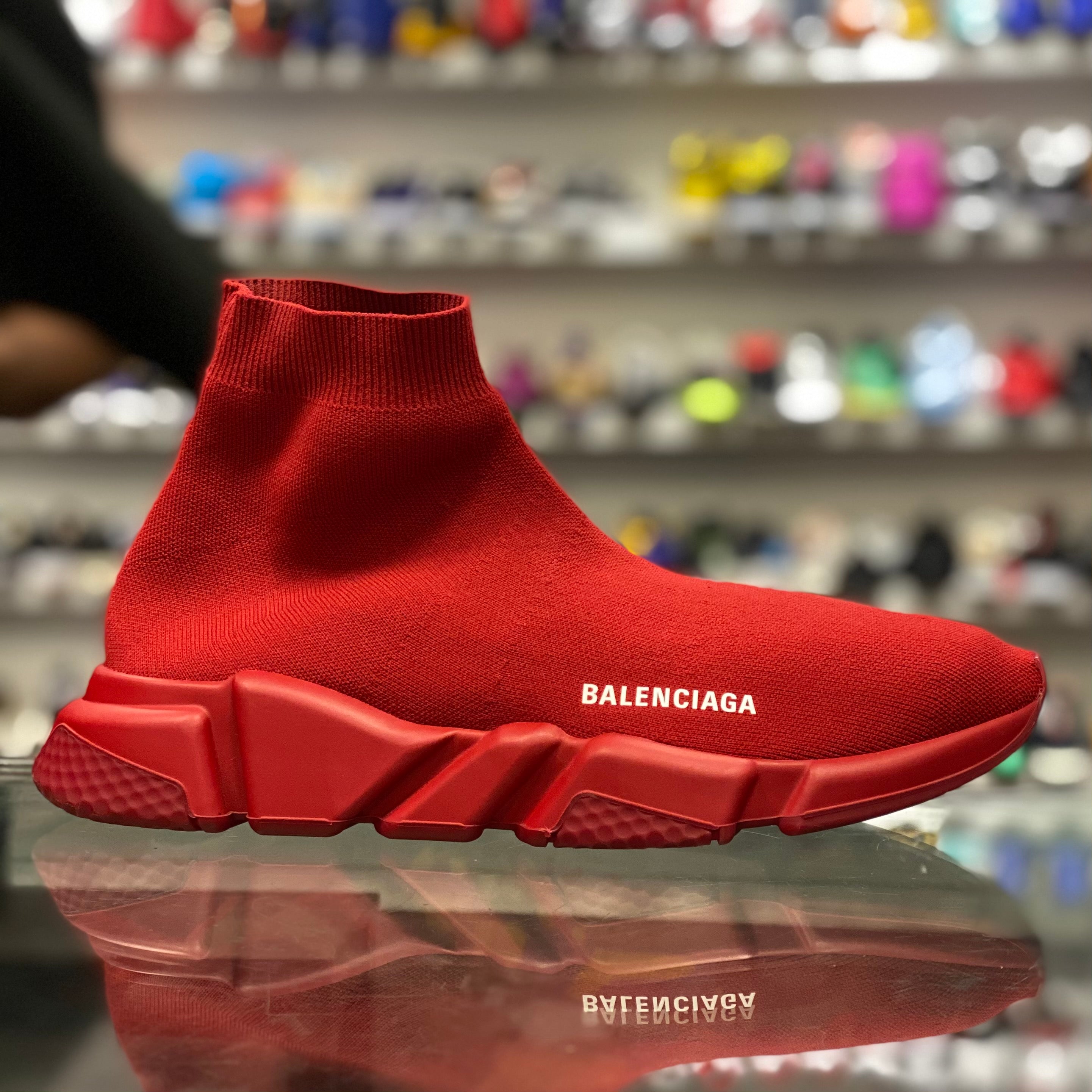 Balenciaga Speed Trainer “Burgundy”