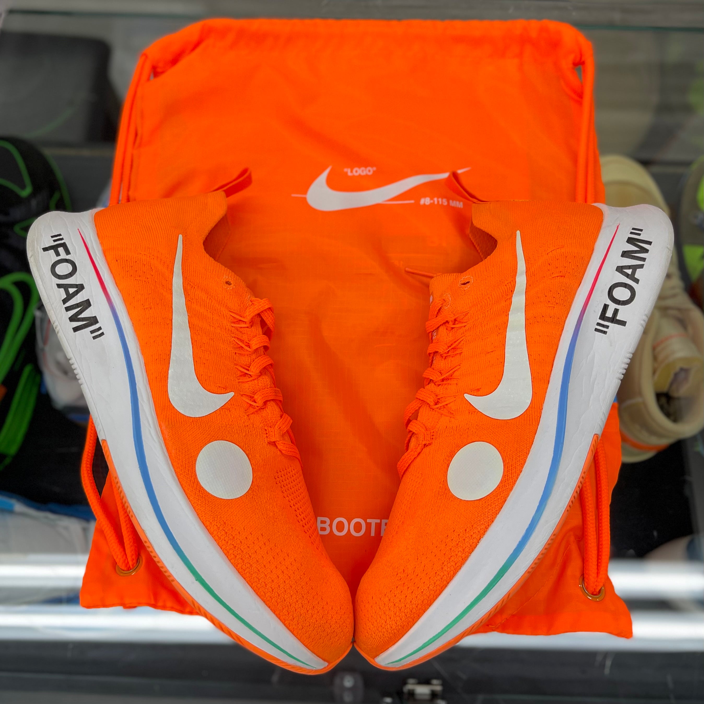 Nike Zoom Fly Mercurial Off White “Total Orange”
