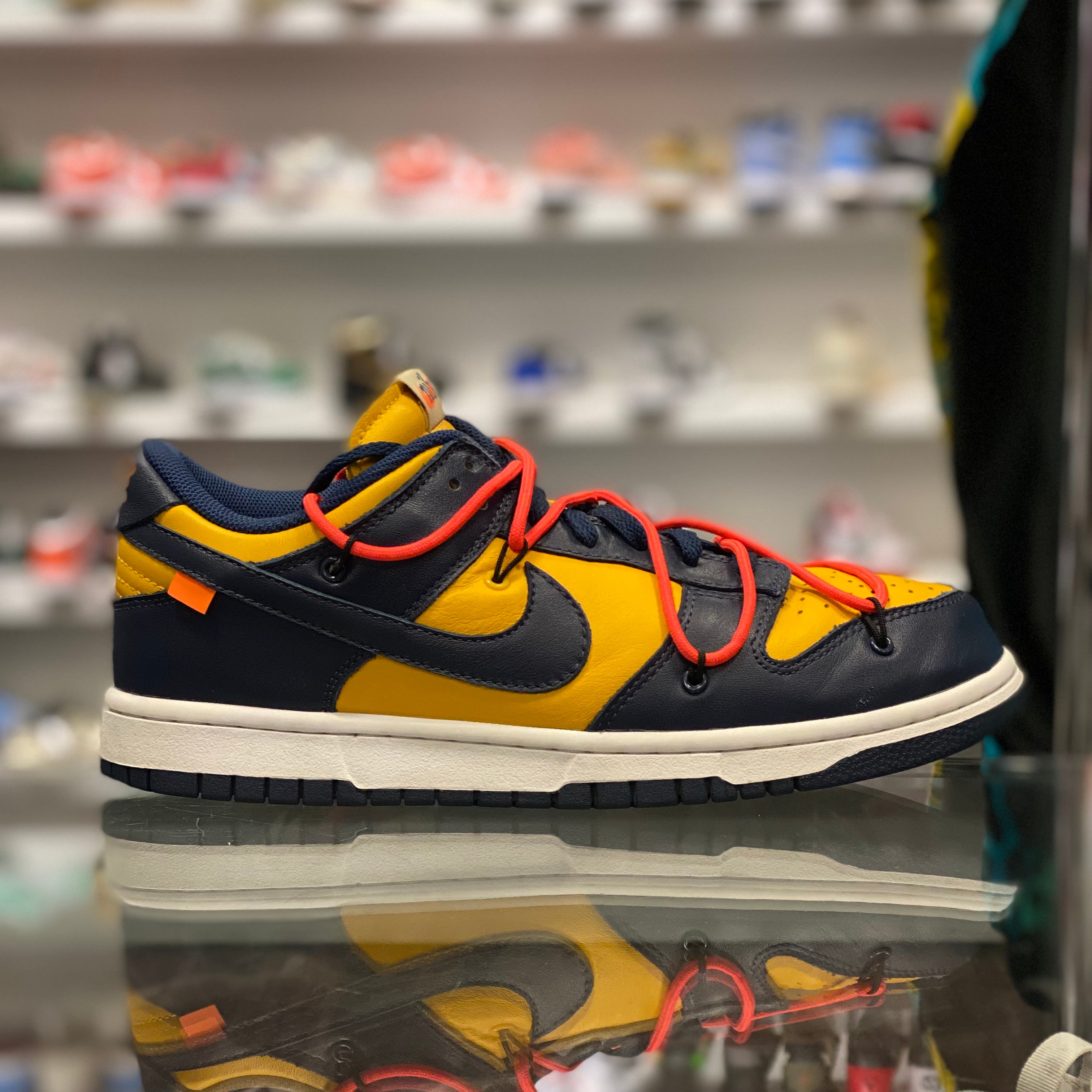 Nike Dunk Low “Off-White University Gold Midnight Navy”