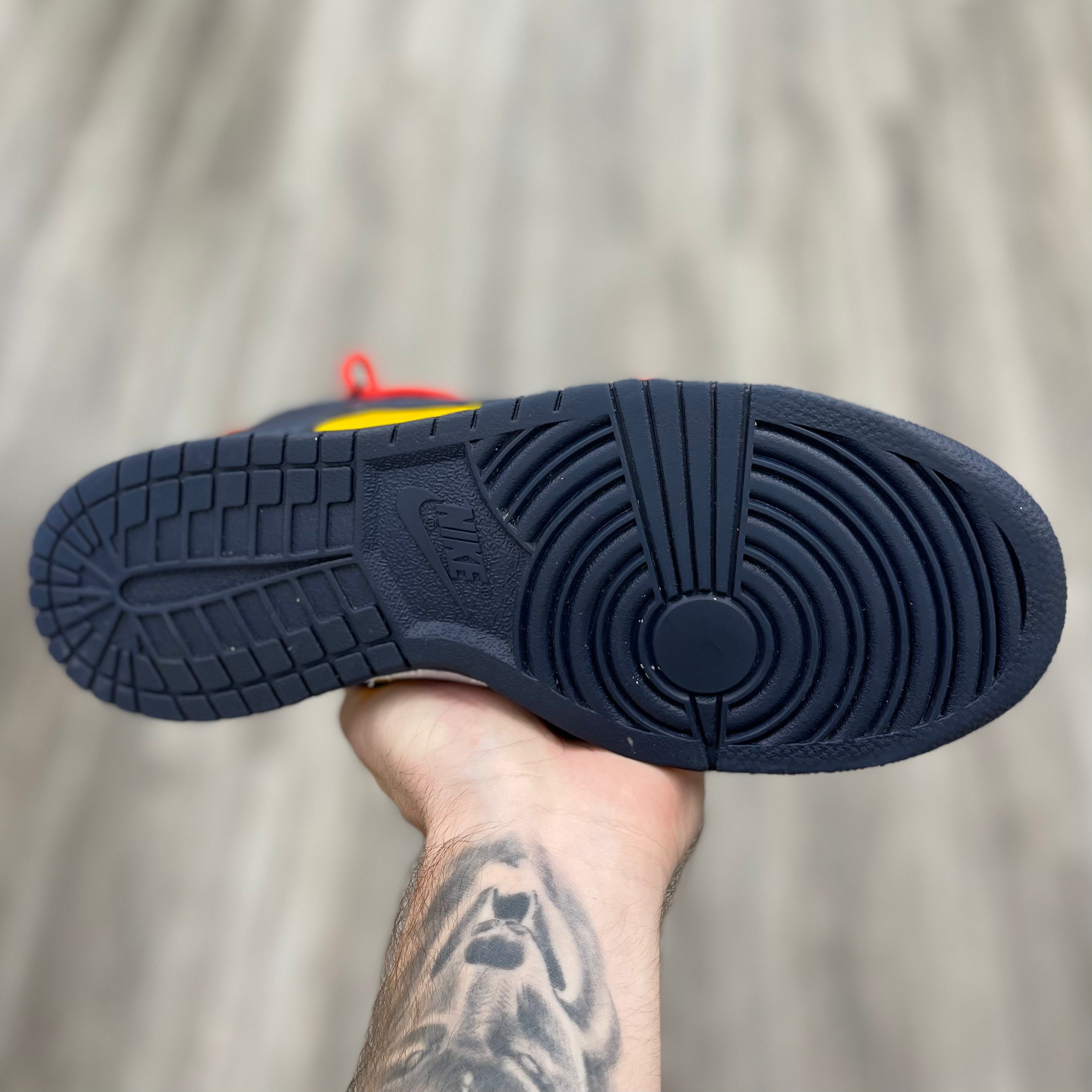 Nike Dunk Low “Off-White University Gold Midnight Navy”