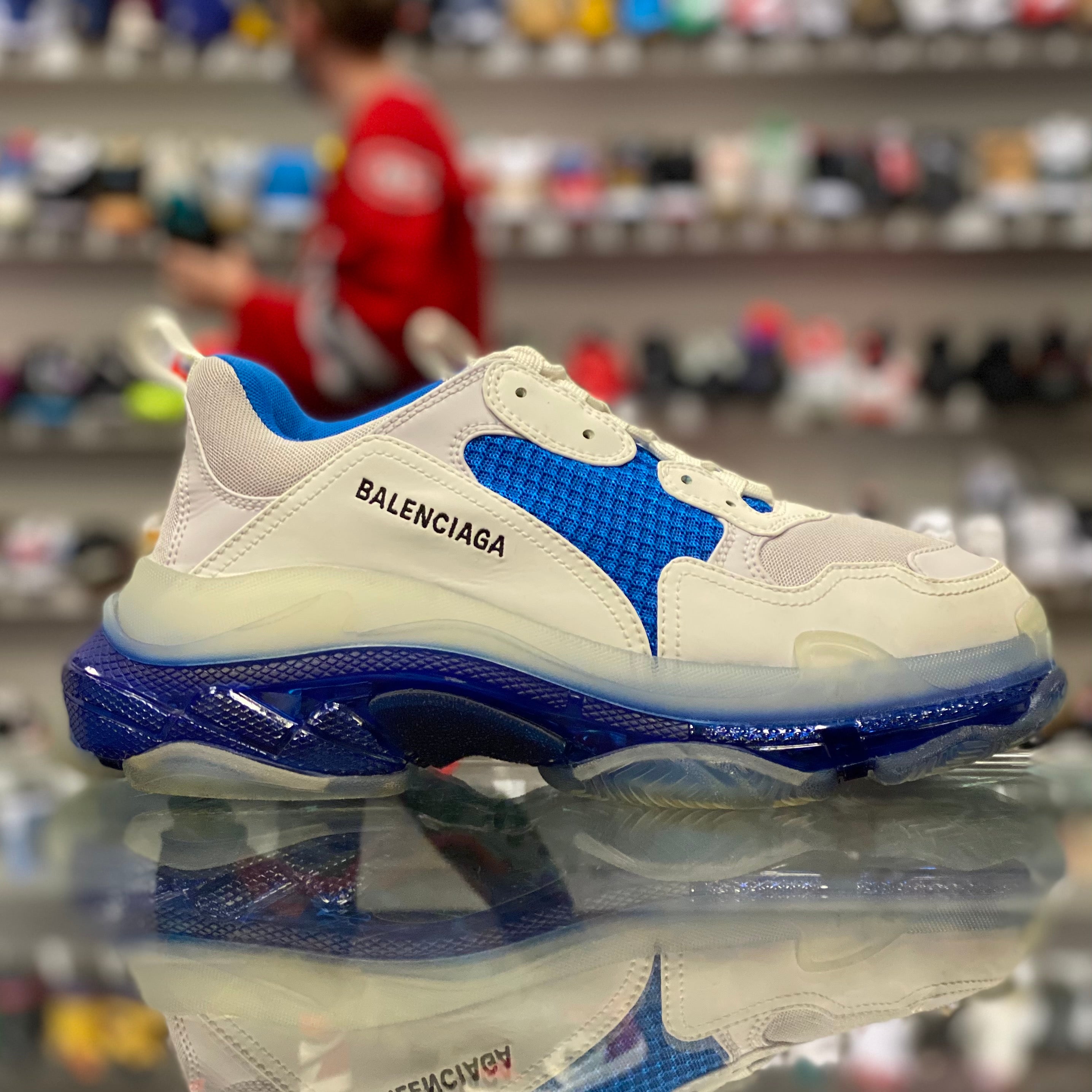 Balenciaga Triple S “White And Blue”