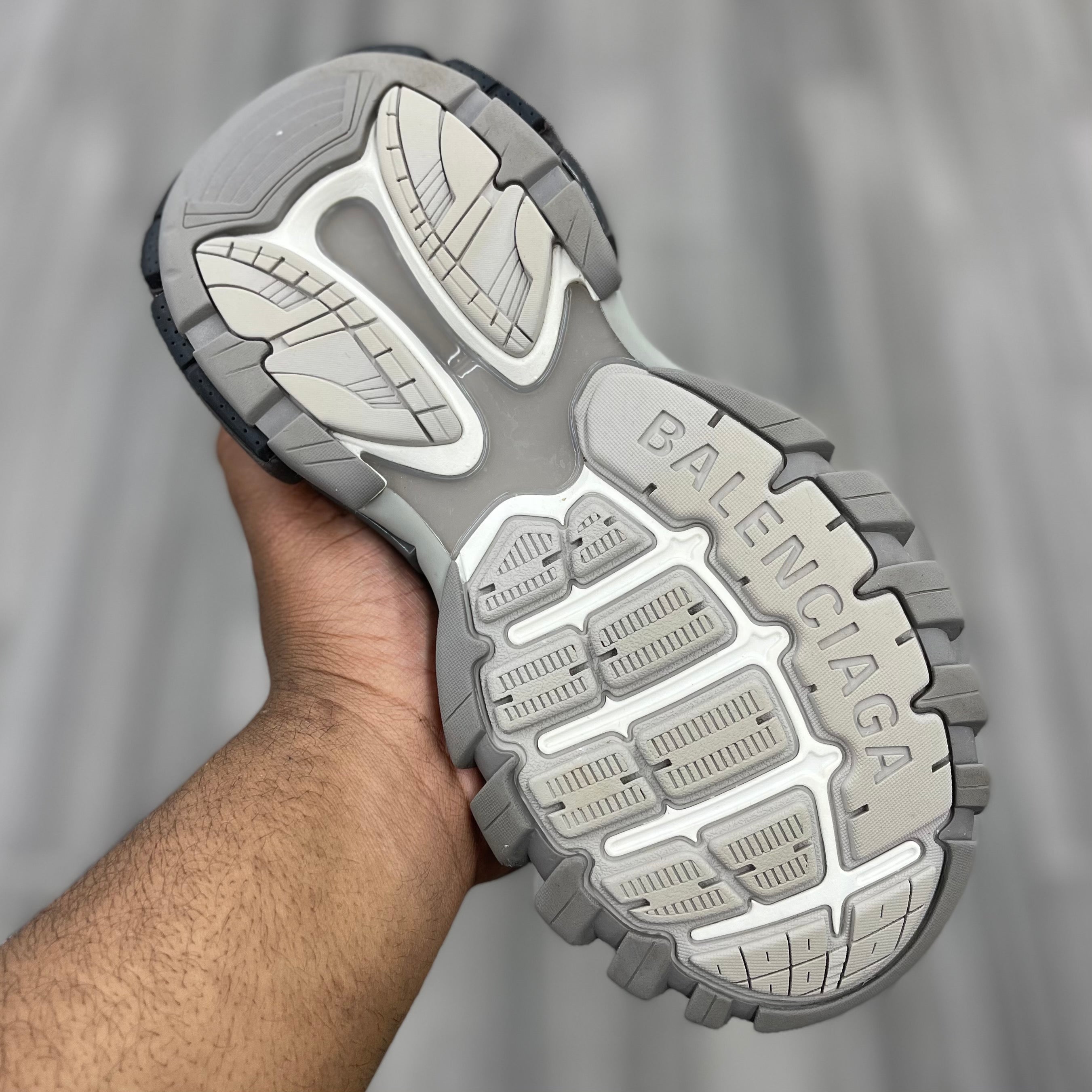 Balenciaga Track Runner “Grey & White”