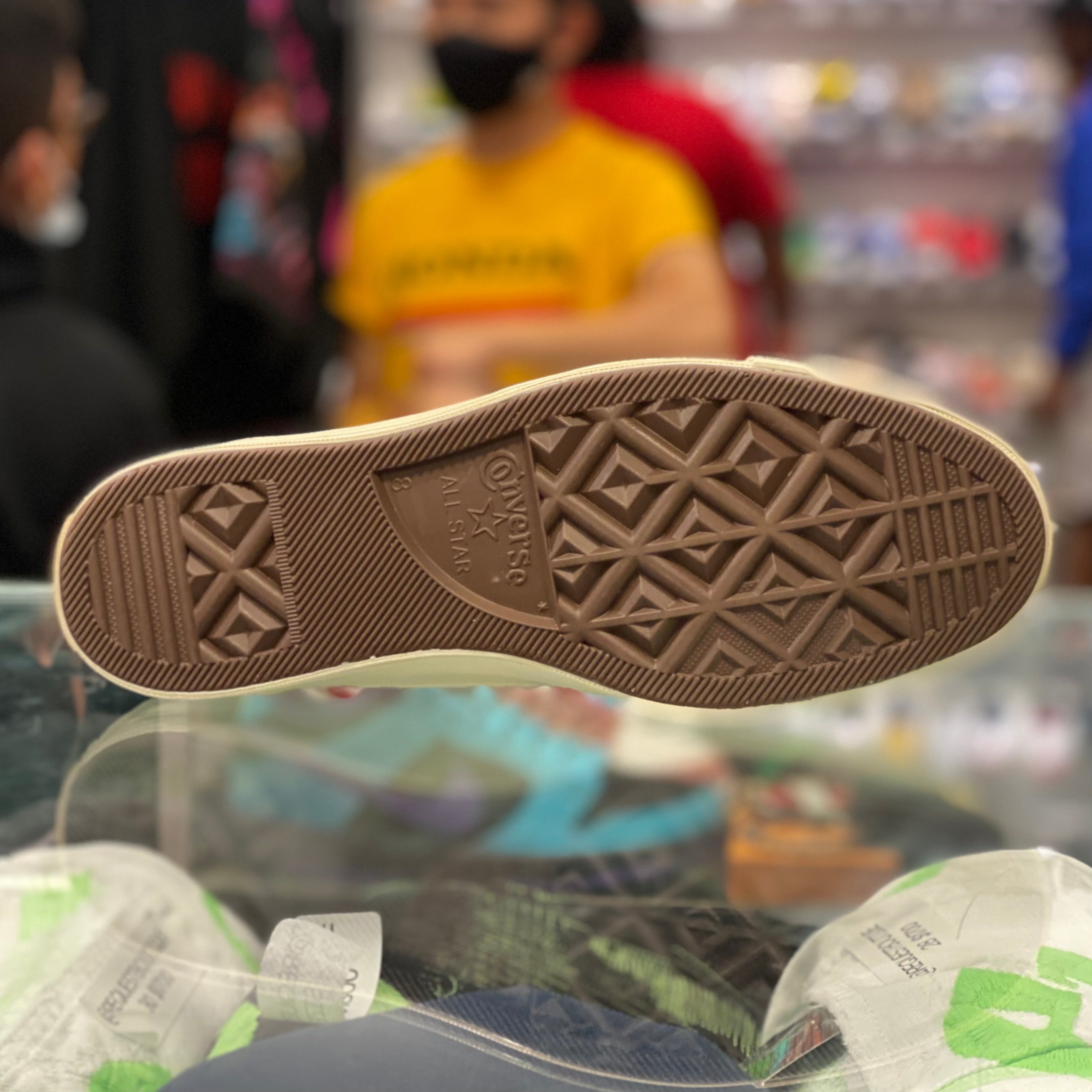 Converse CDG Chuck Taylor High “White Multi Heart”