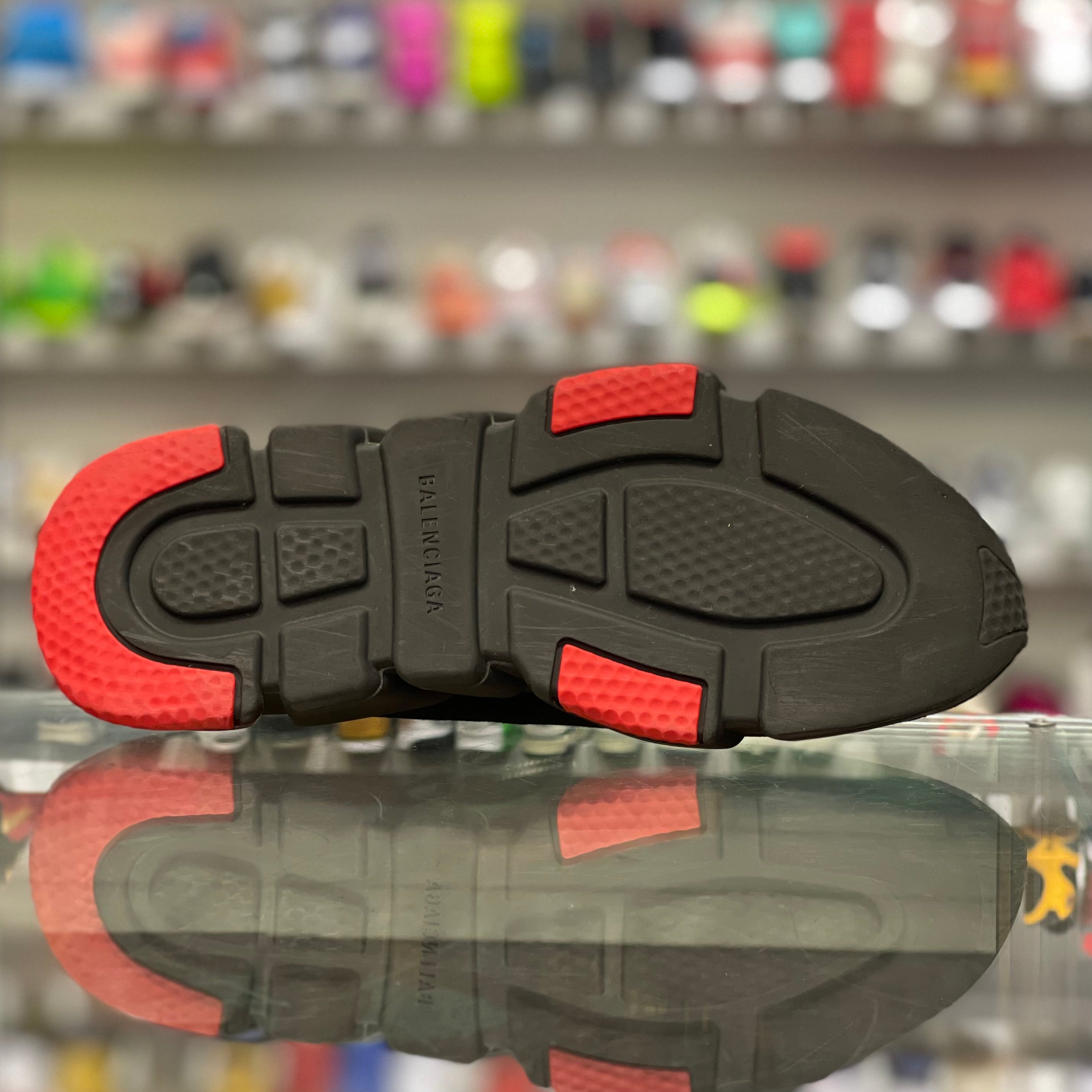 Balenciaga Speed Trainer “Black and Red Clear Sole”