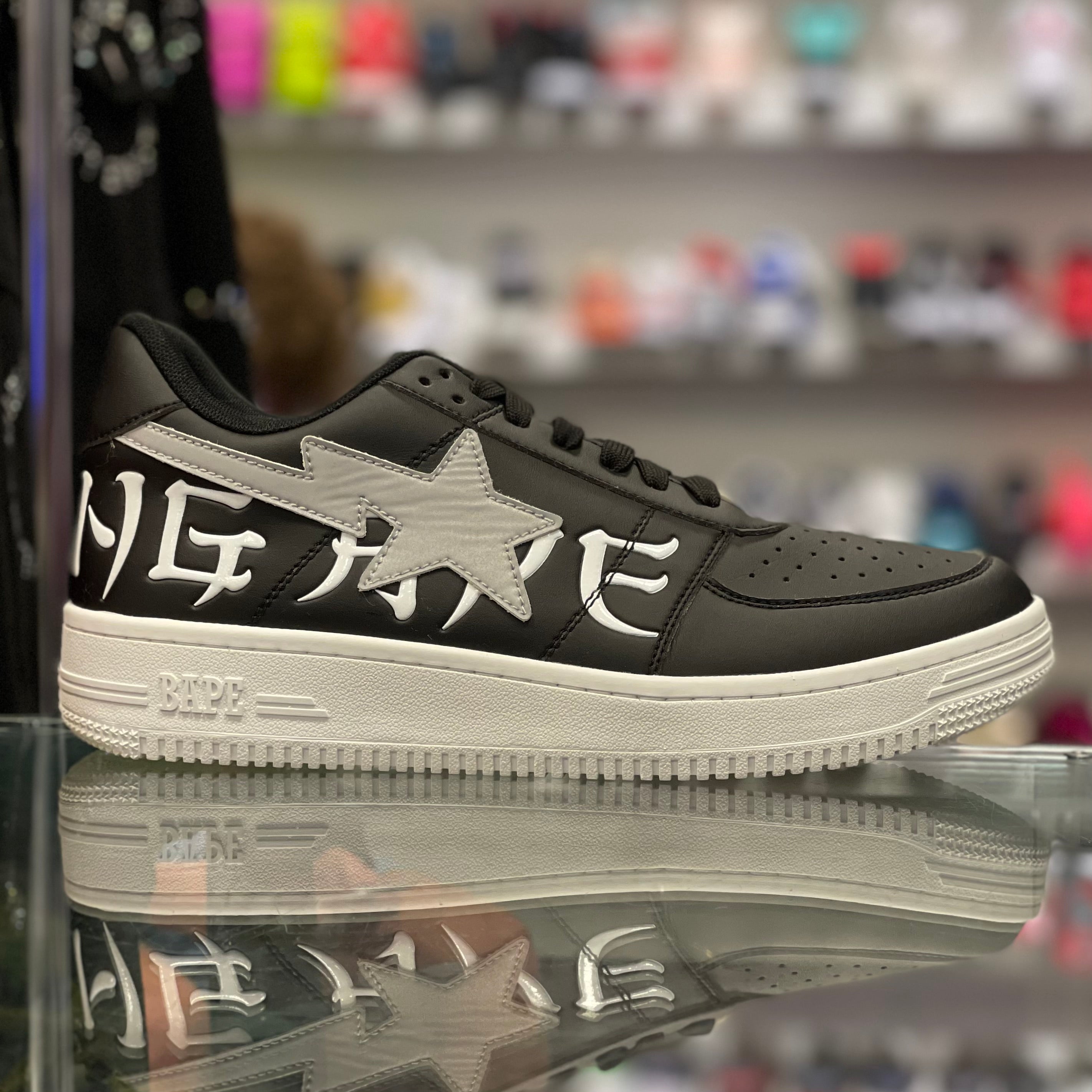Bapesta Low “Black 3M”