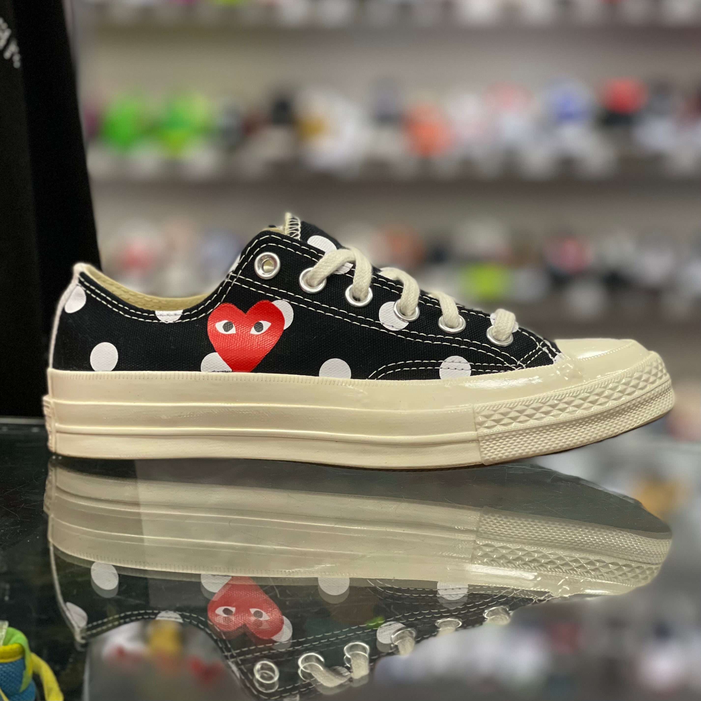 Converse Chuck Taylor CDG Low “Black Polka”