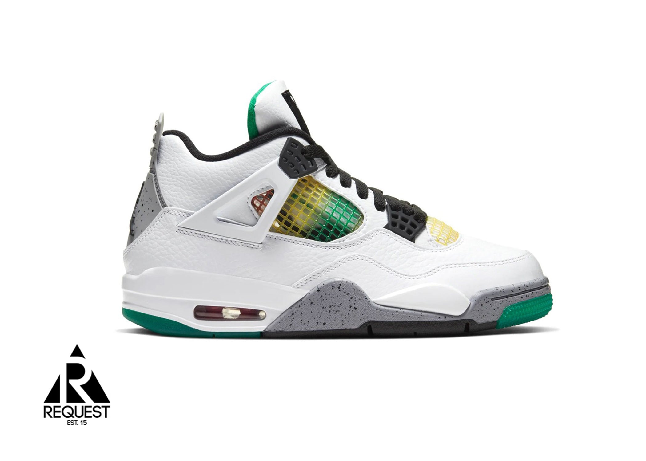 Air Jordan 4 Retro “Lucid Green Rasta”