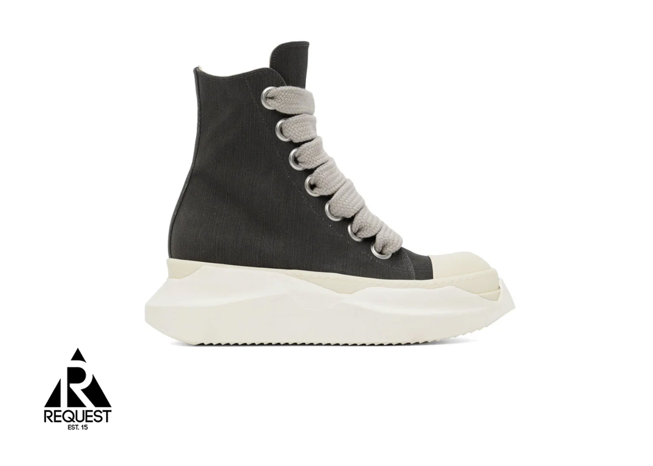 Rick Owens DRKSHDW Ramones Abstract Jumbo Laces “Grey” | Request