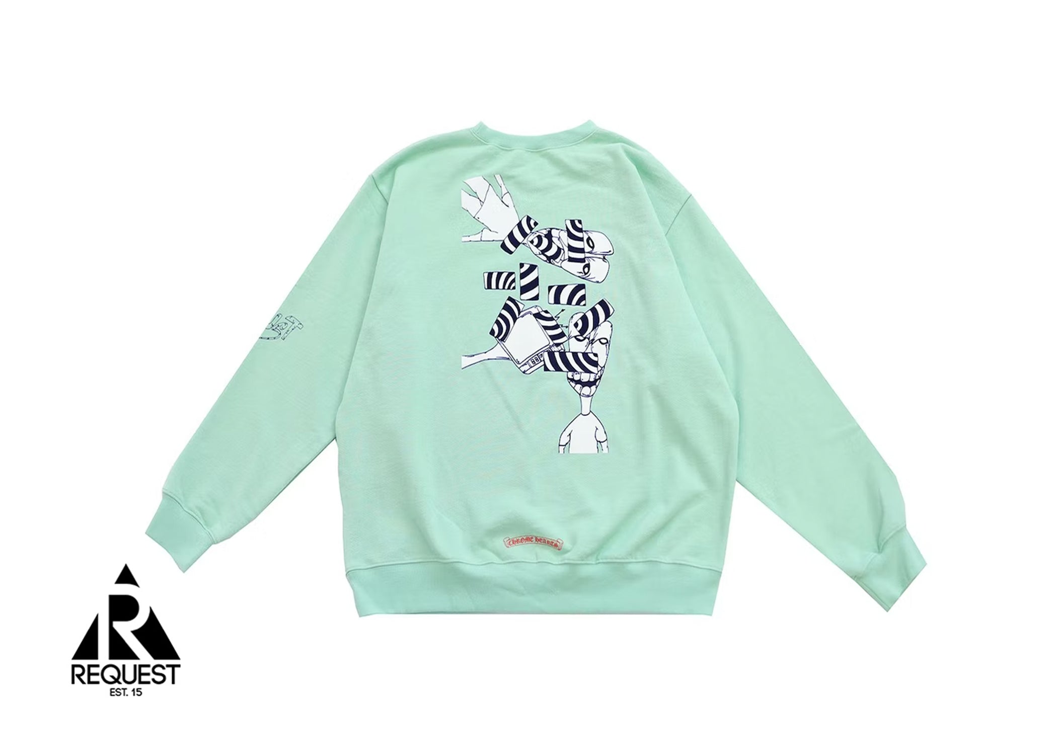 Chrome Hearts Matty Boy Lust Crewneck "Sea Foam"
