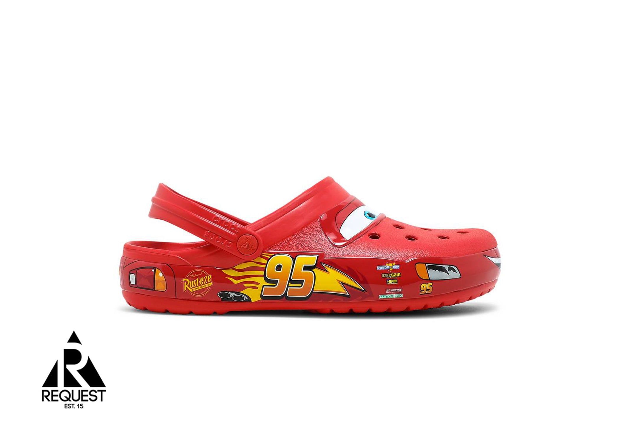 Red Crocs Boys Toddler Cars Lightning Mcqueen Classic Clog