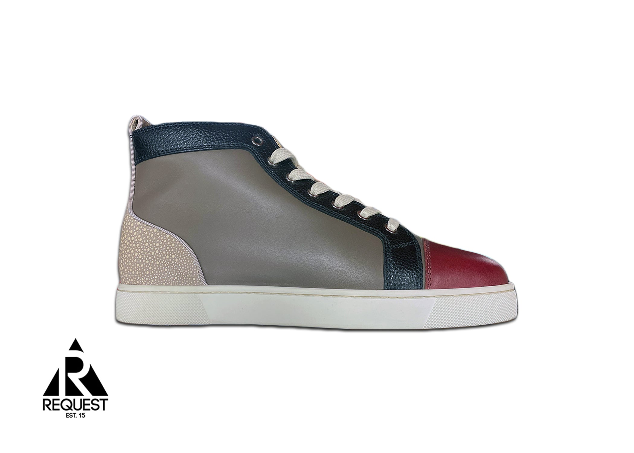 Christian Louboutin Orlatto High “Brown Burgundy Multi Color”