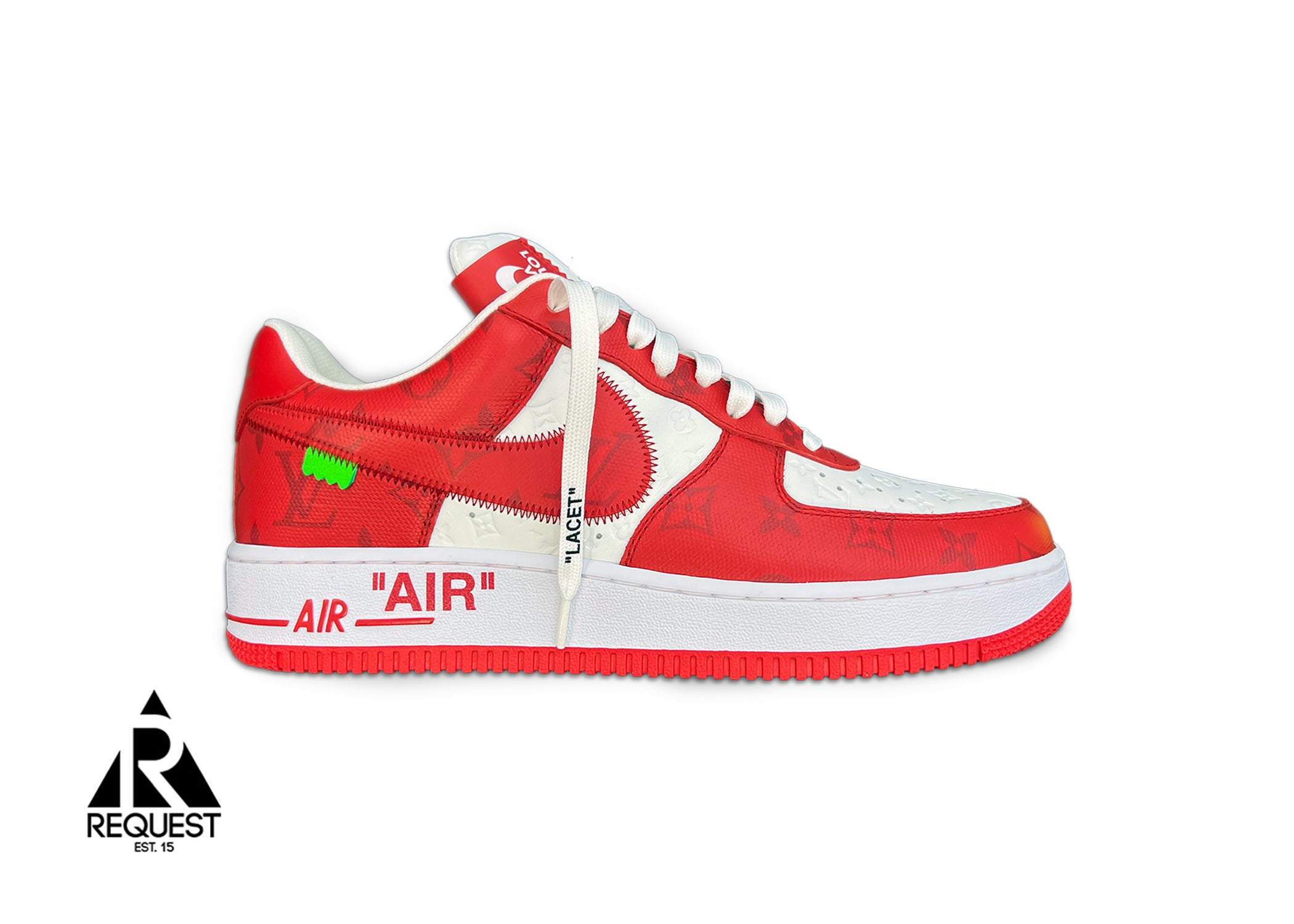 Louis Vuitton Nike Air Force 1 Low "White Red"
