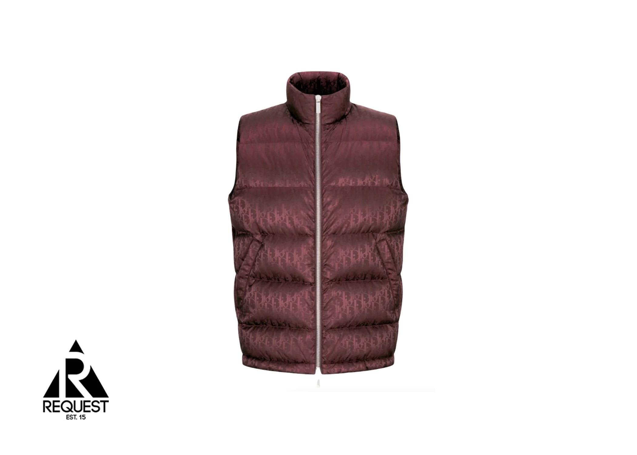 Dior Oblique Down Vest "Maroon"