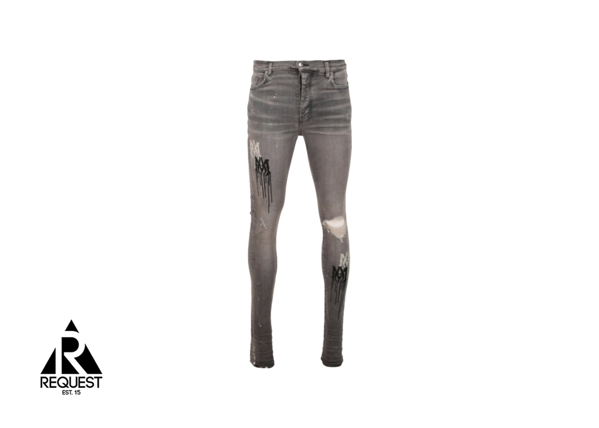 Amiri MA Stencil Denim "Grey"