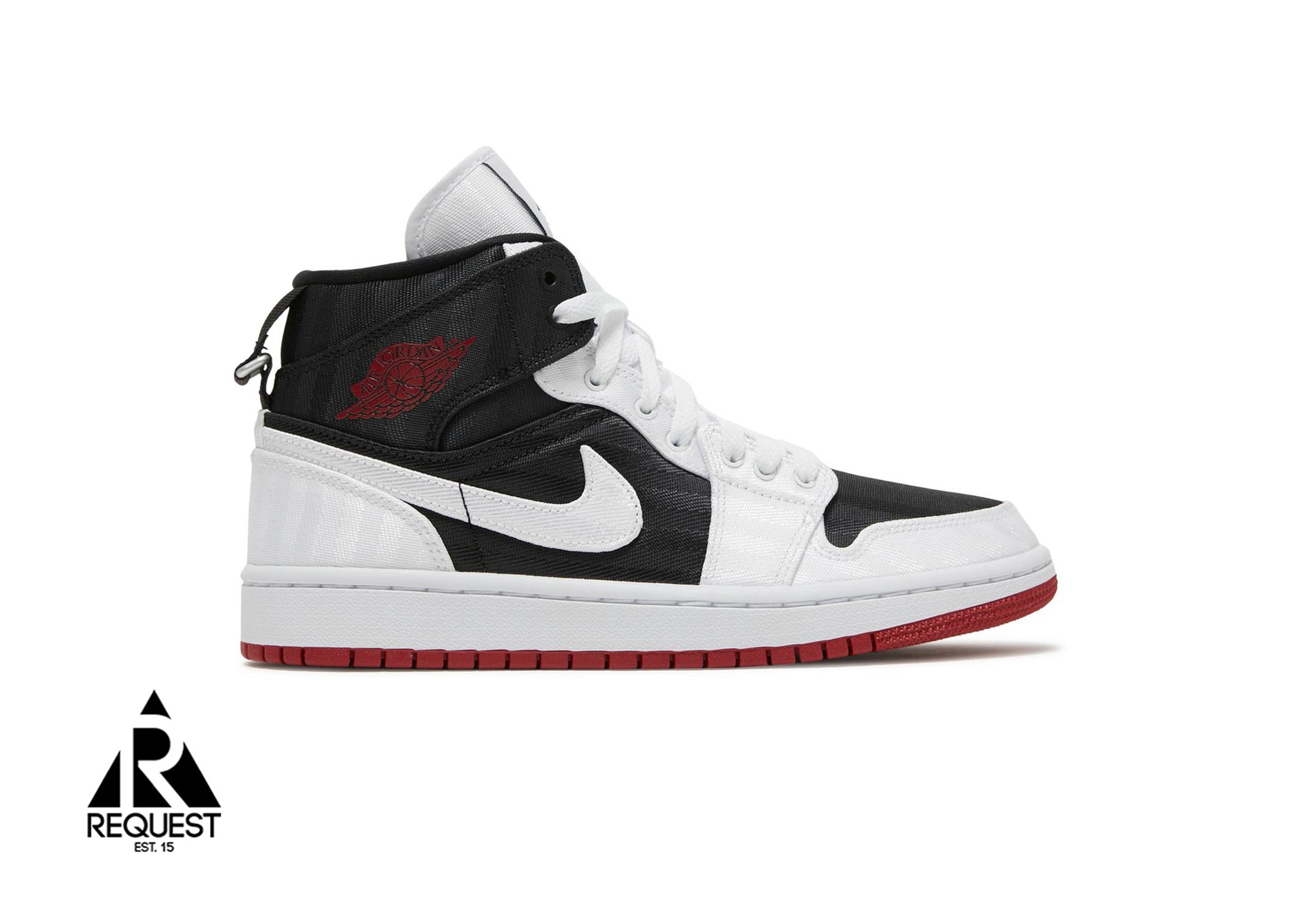Jordan 1 Mid SE Utility "Canvas White Black Gym Red (W)"