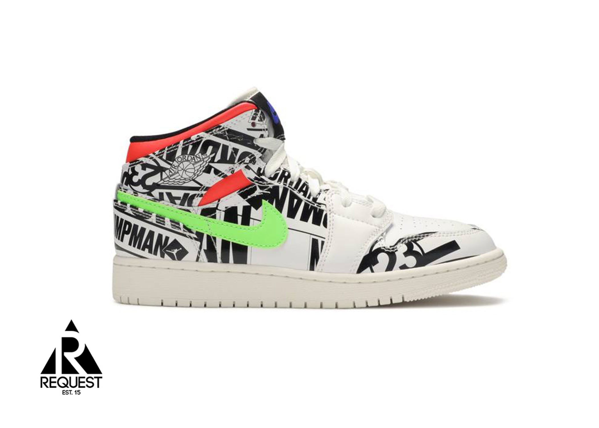 Air Jordan 1 Retro Mid "All Over Logos"