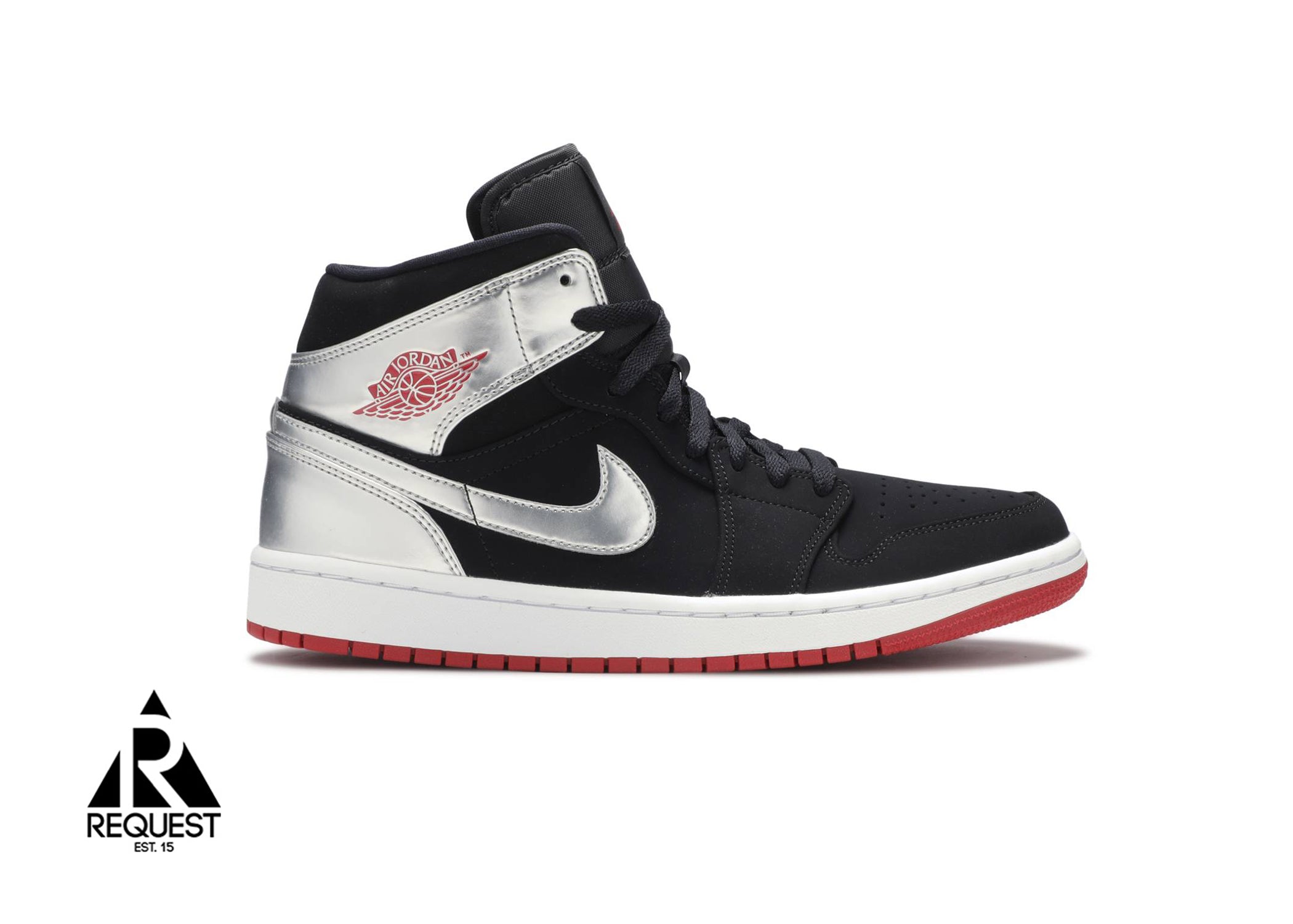Air Jordan Retro 1 Mid “Black and Silver”