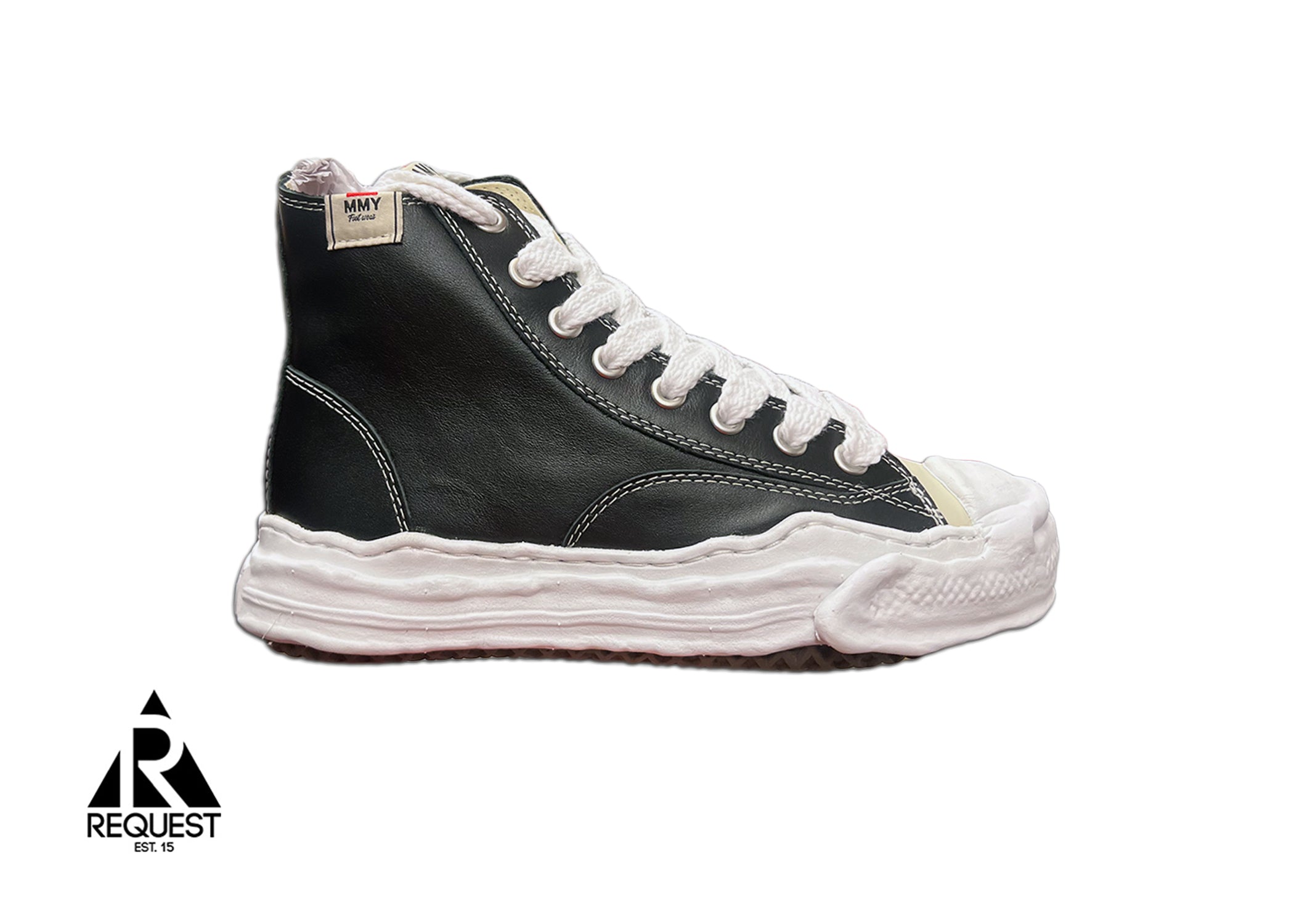 Mihara Yasuhiro Hank OG Sole Leather High Top "Black"