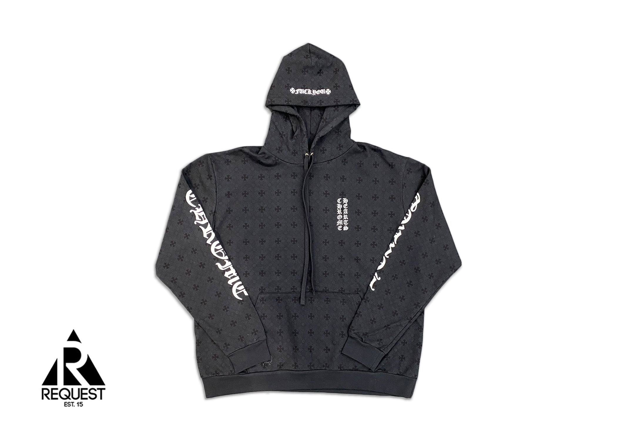 Chrome Hearts Motif Hoodie "Black"