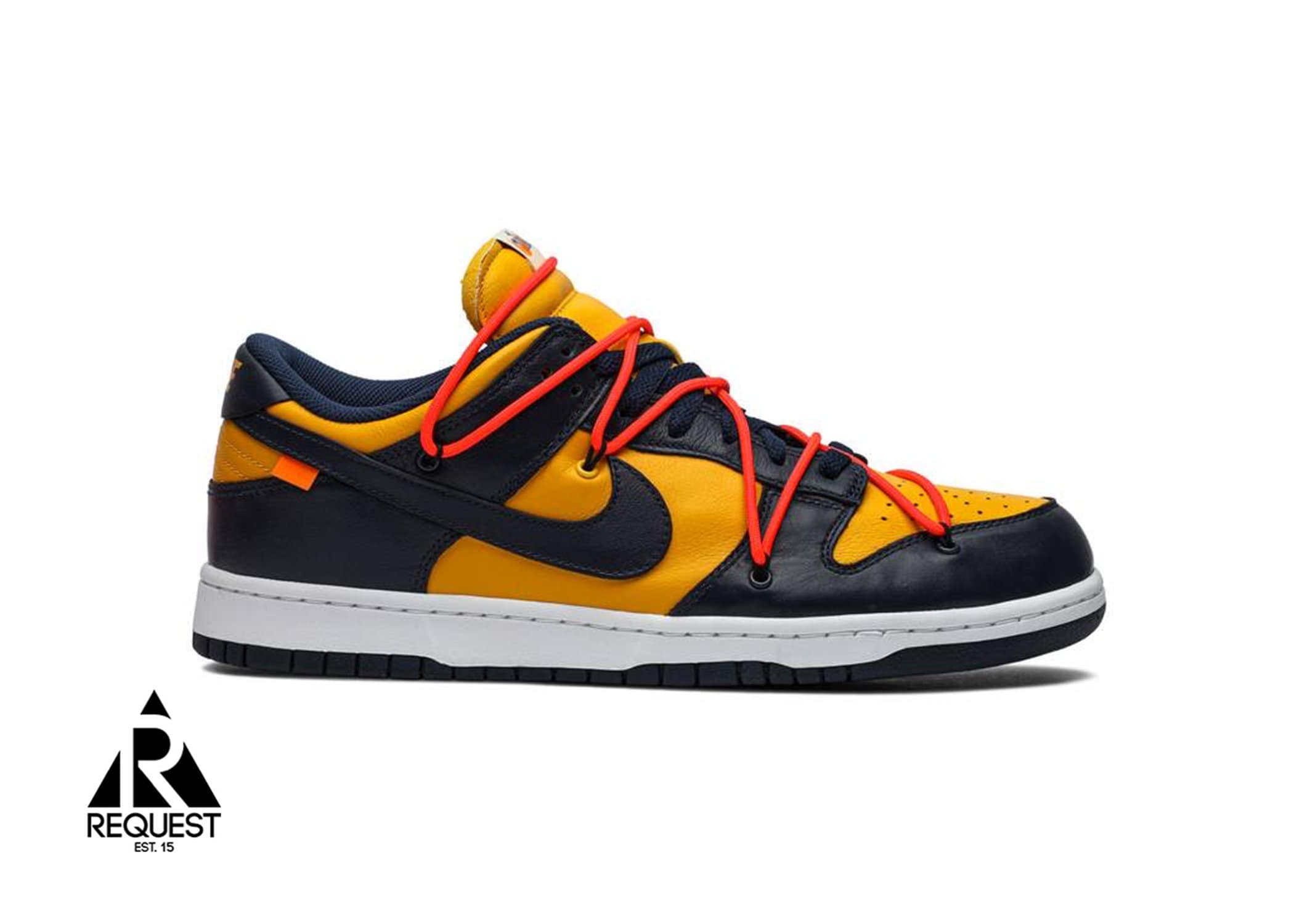 Nike Dunk Low “Off-White University Gold Midnight Navy”