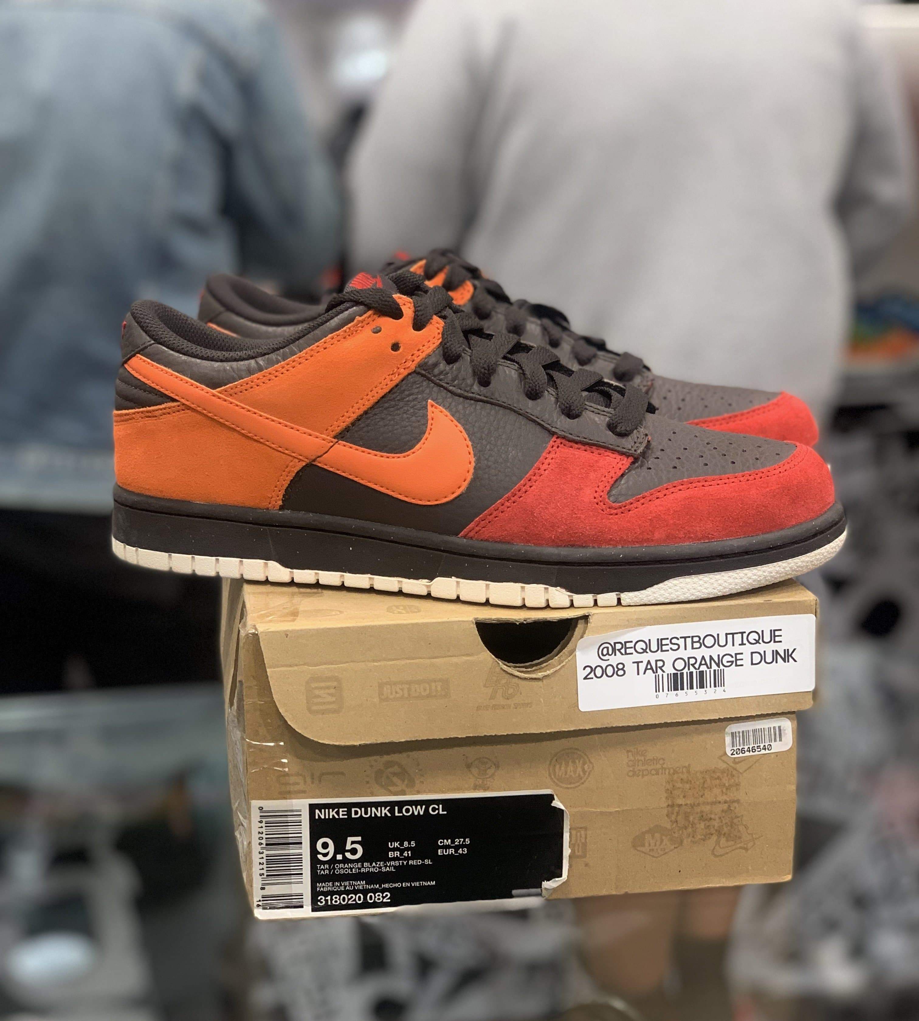 Nike Dunk SB low “Tar Orange”