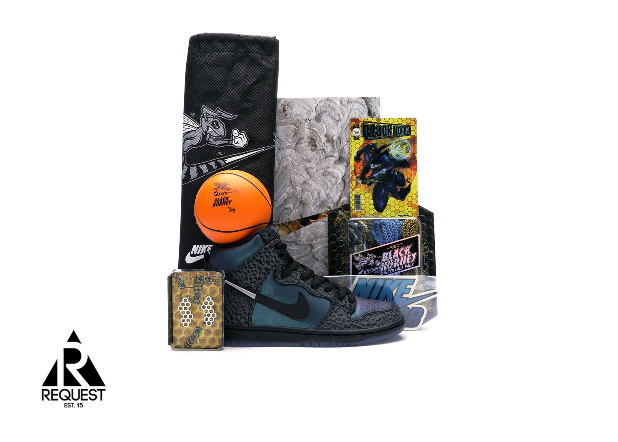Nike SB Dunk High “Black Sheep Hornet” Special Box