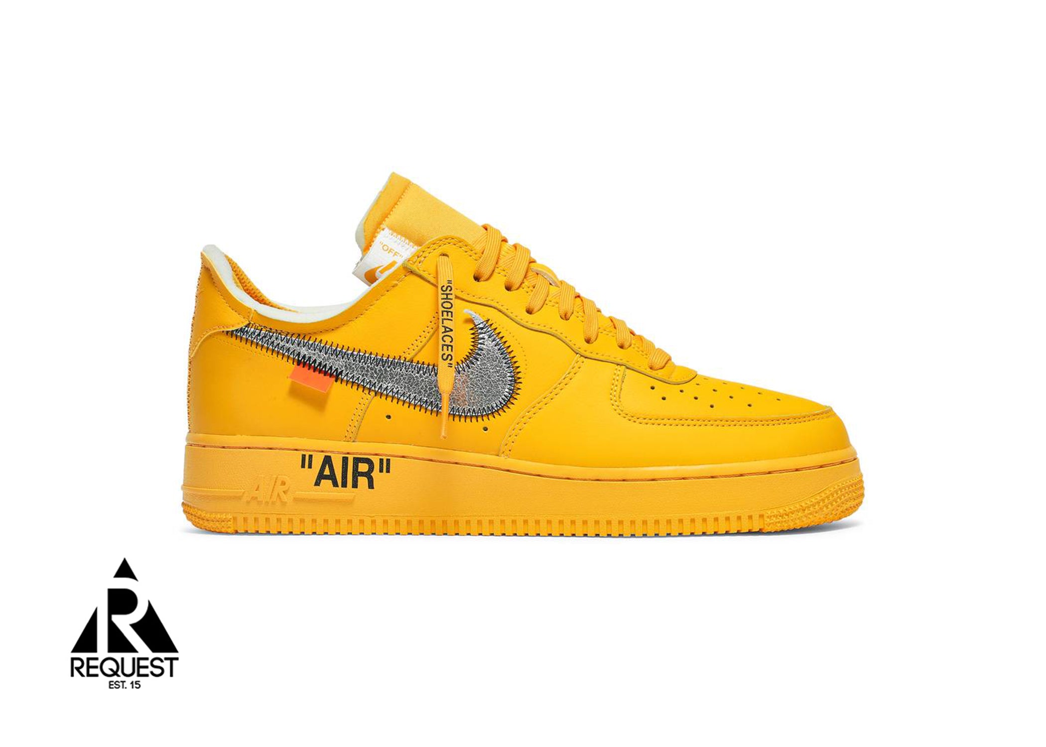 Nike Air Force 1 Low Off-White ICA University Gold – Sneaker Plug India