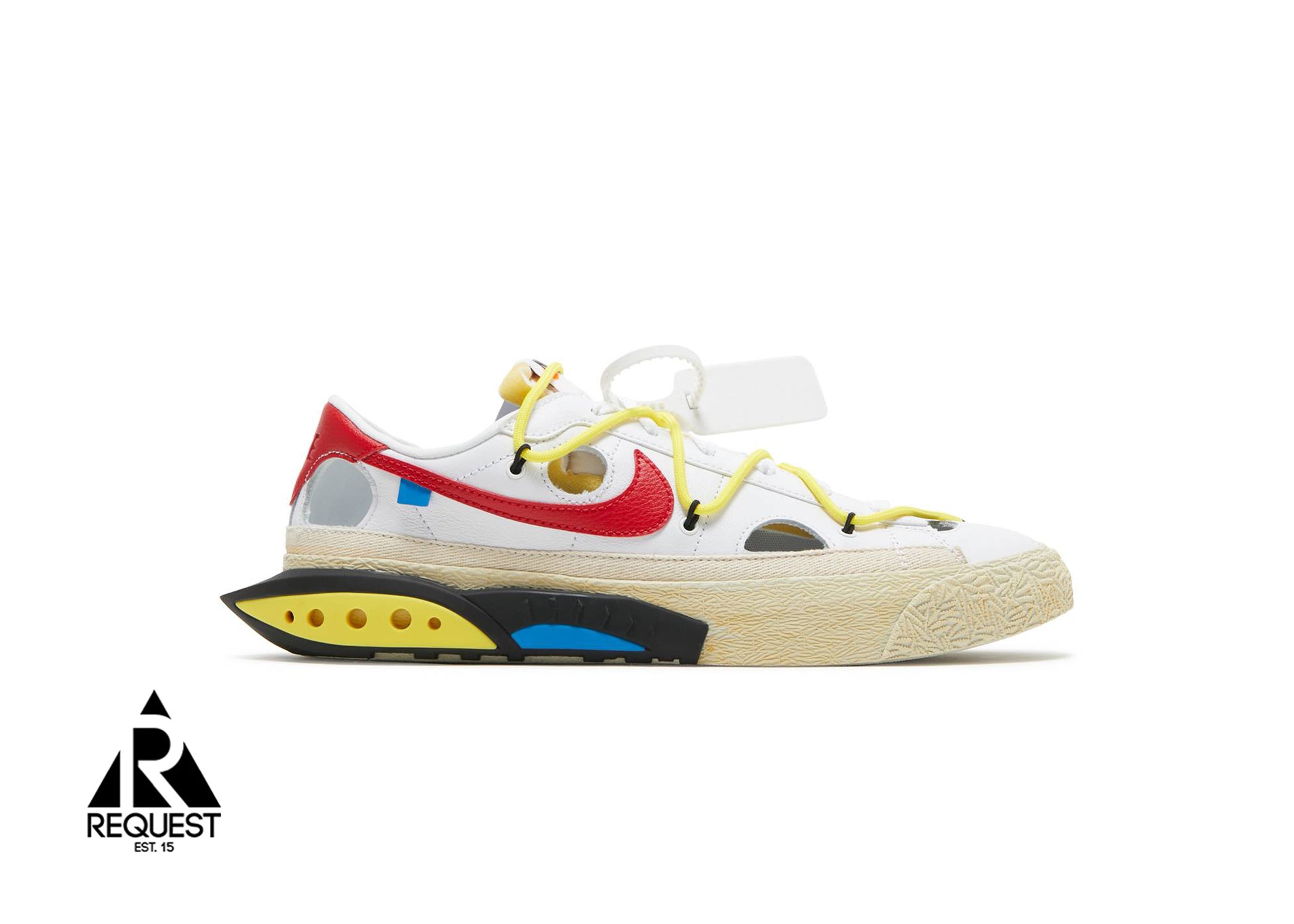 Nike Blazer Low Off White "White University Red"