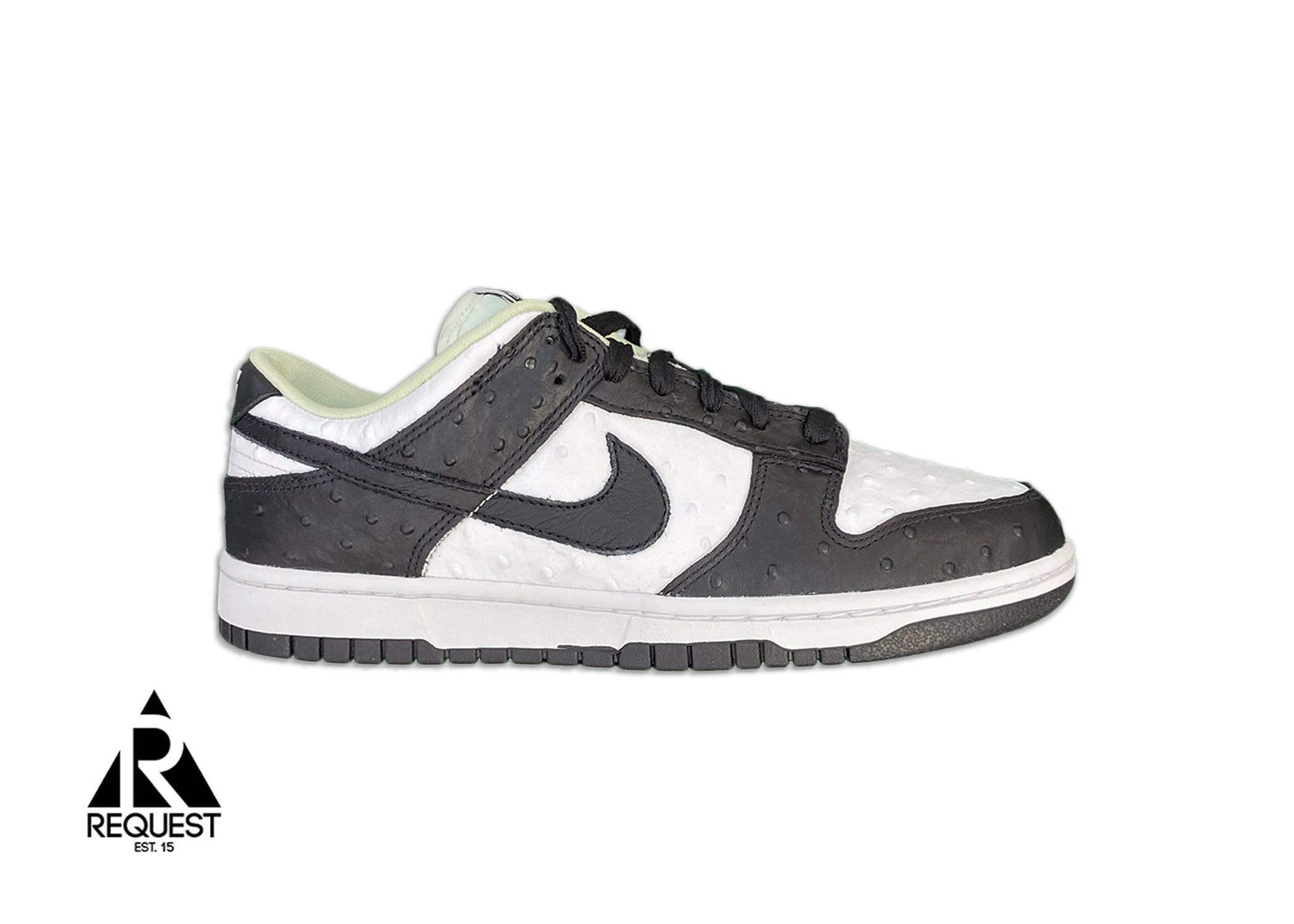 Nike ID Dunk Low "Panda Ostrich"